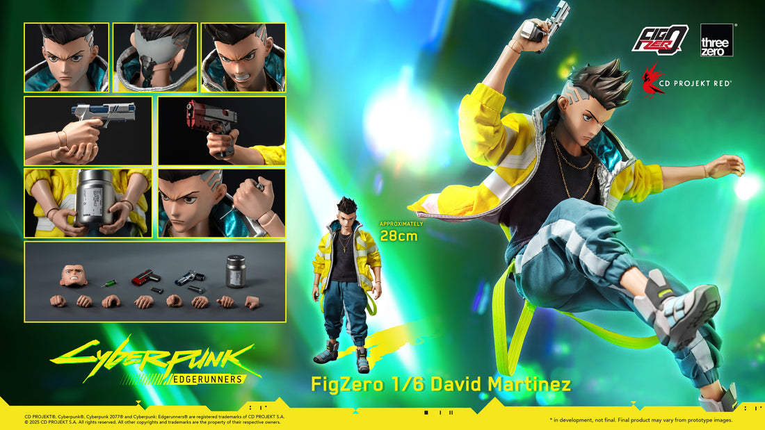 Edgerunner's Legacy: Threezero's FigZero 1/6 David Martinez