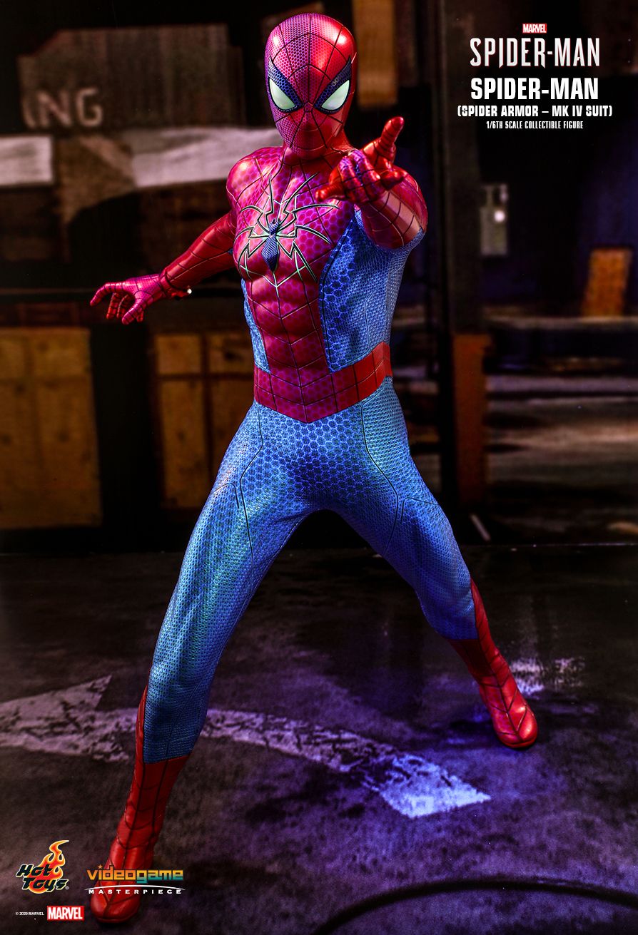 Hot Toys - VGM43 - Spider-Man (Spider Armor - MK IV Suit) - Marvel's Spider-Man
