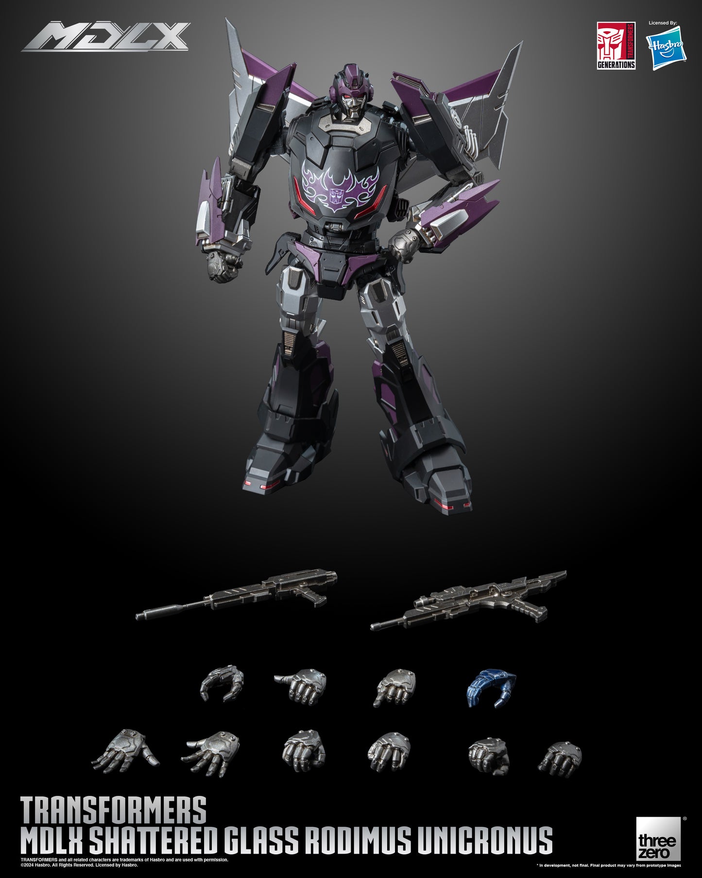 [Pre-order]Threezero - 3Z0717 - Transformers MDLX Shattered Glass Rodimus Unicronus