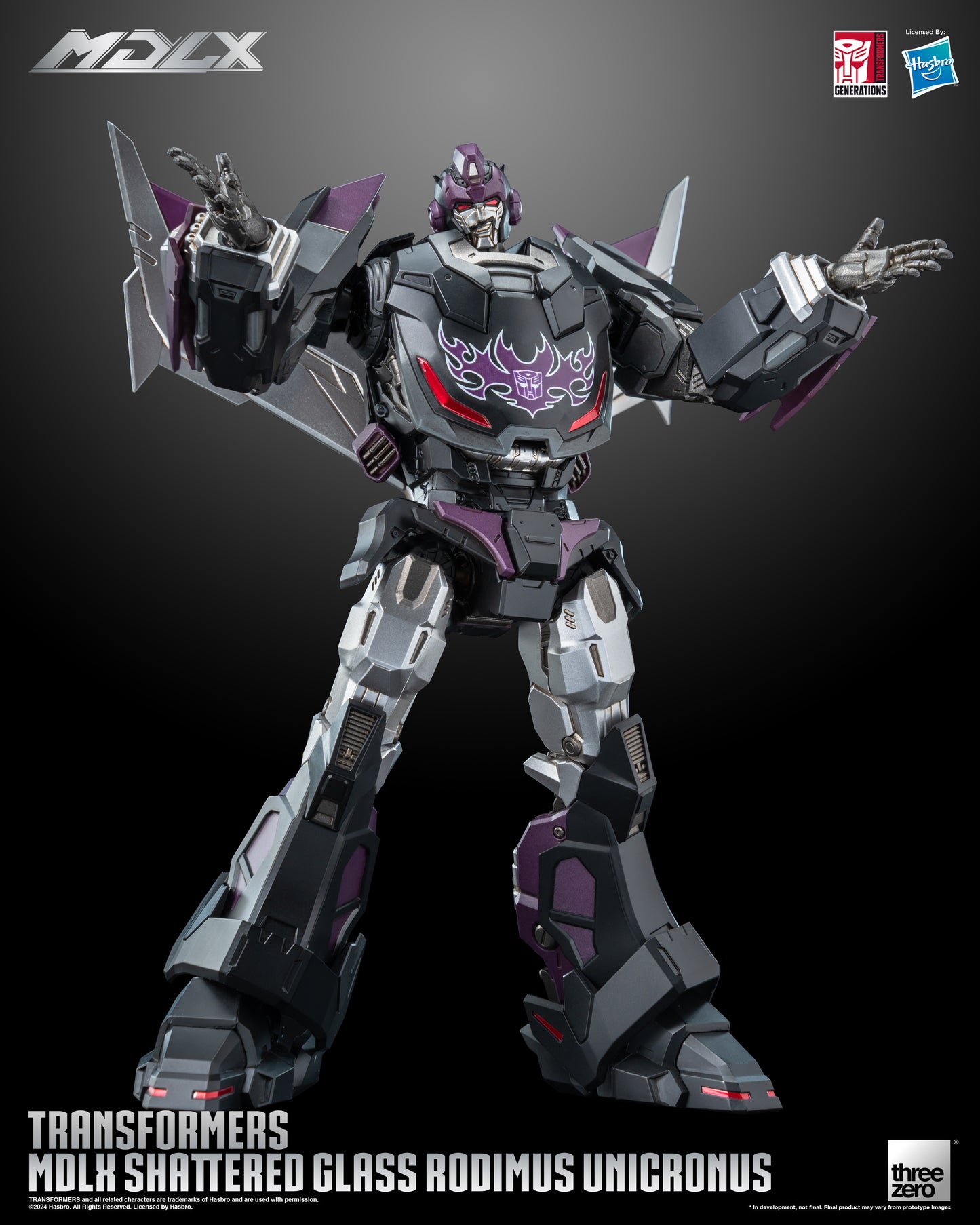 [Pre-order]Threezero - 3Z0717 - Transformers MDLX Shattered Glass Rodimus Unicronus