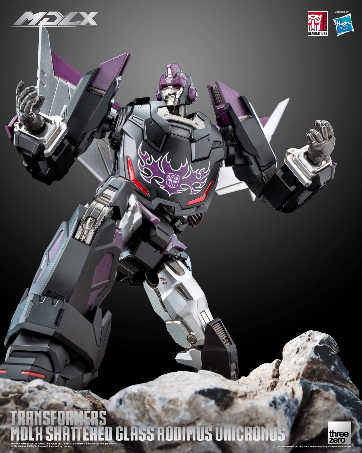 [Pre-order]Threezero - 3Z0717 - Transformers MDLX Shattered Glass Rodimus Unicronus