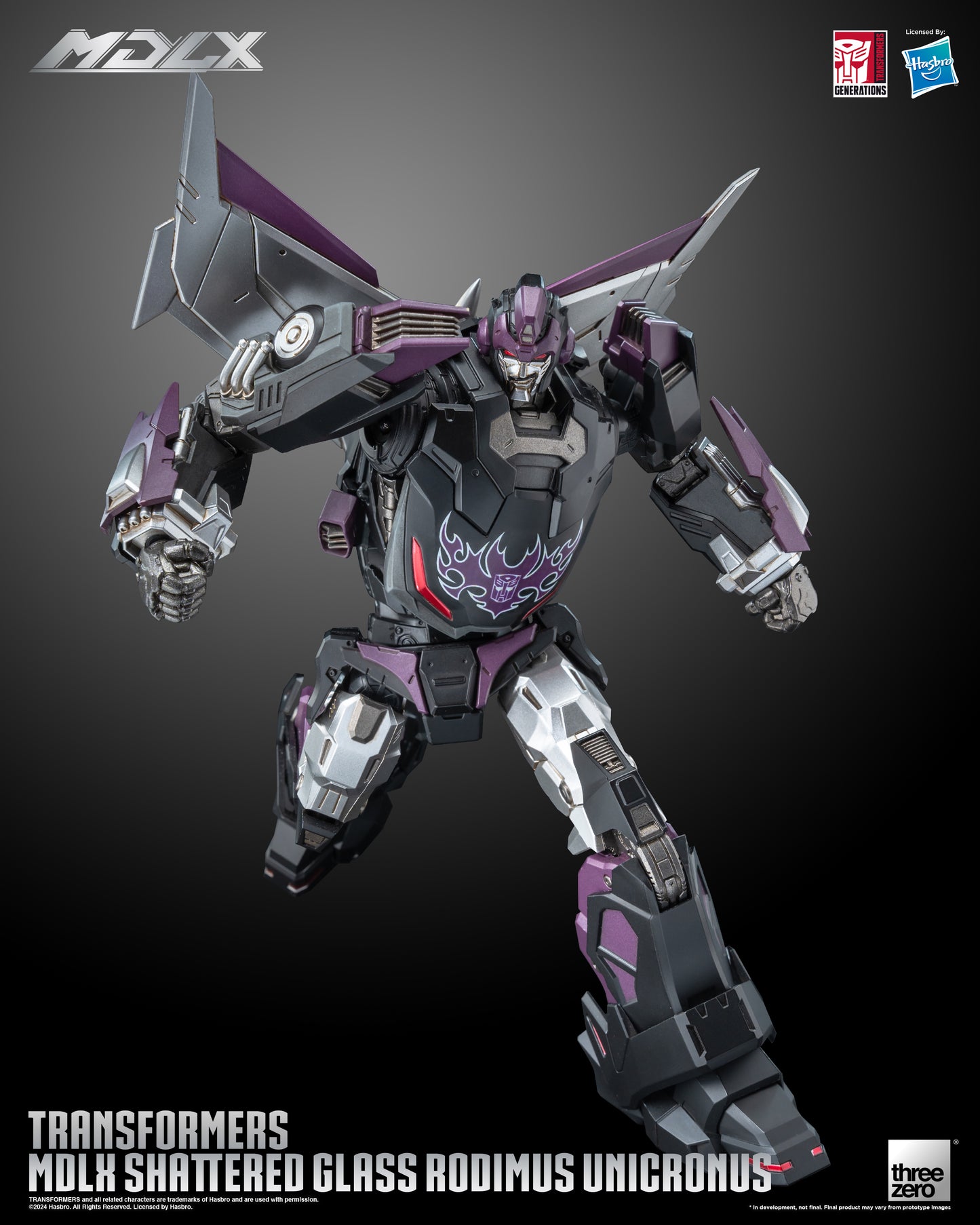 [Pre-order]Threezero - 3Z0717 - Transformers MDLX Shattered Glass Rodimus Unicronus