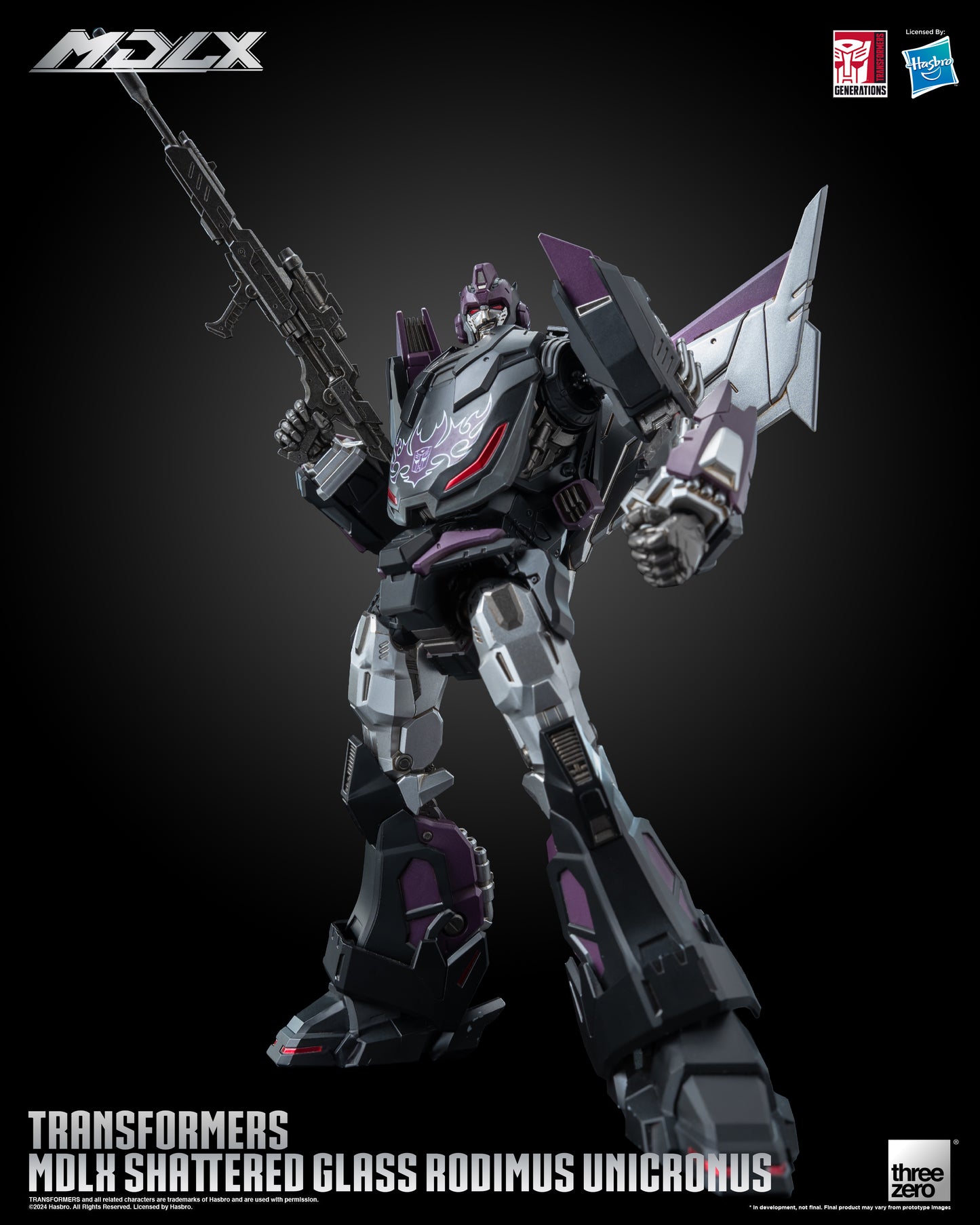 [Pre-order]Threezero - 3Z0717 - Transformers MDLX Shattered Glass Rodimus Unicronus