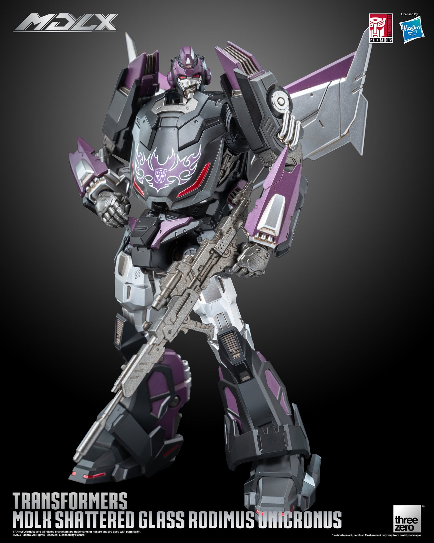 [Pre-order]Threezero - 3Z0717 - Transformers MDLX Shattered Glass Rodimus Unicronus
