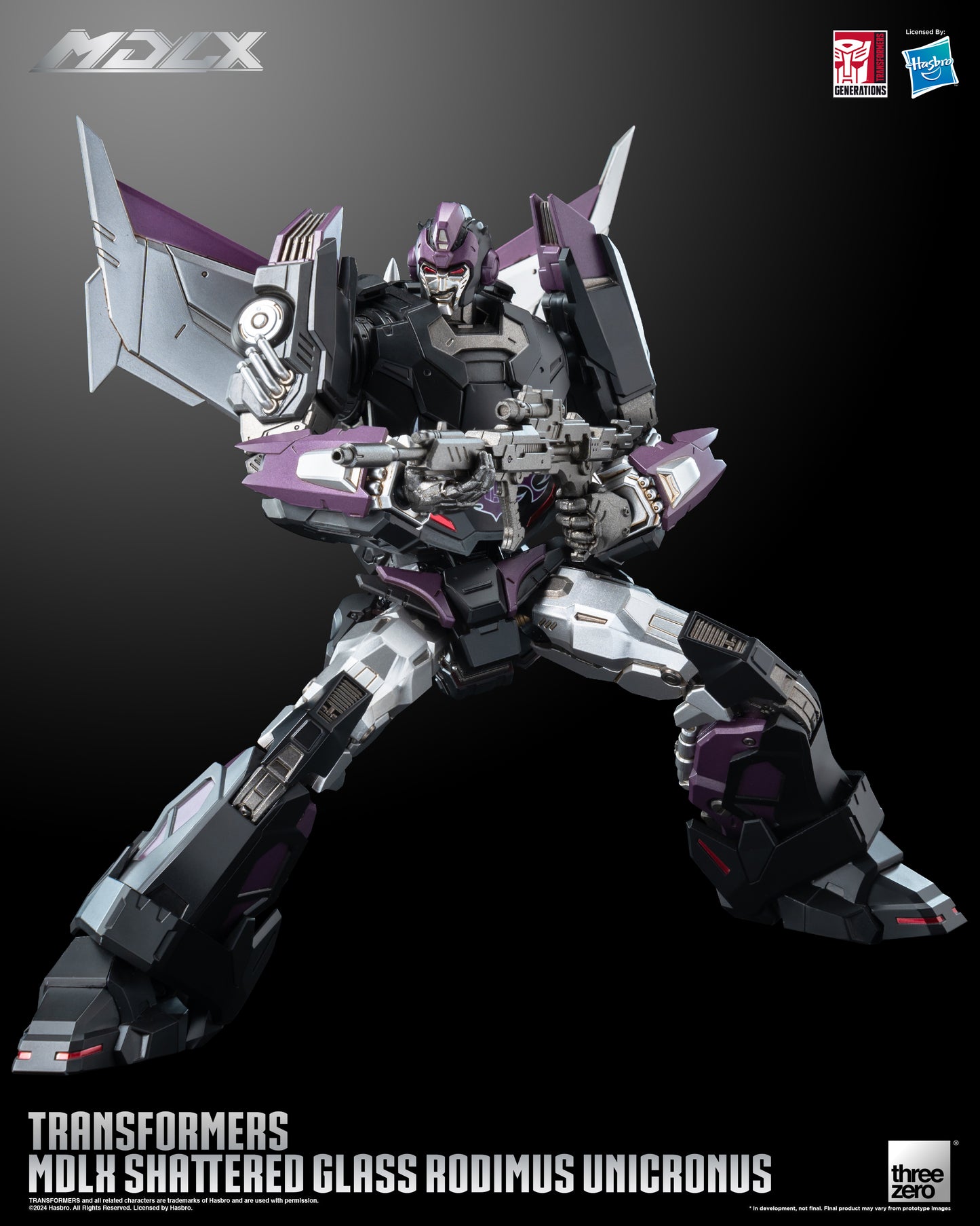 [Pre-order]Threezero - 3Z0717 - Transformers MDLX Shattered Glass Rodimus Unicronus
