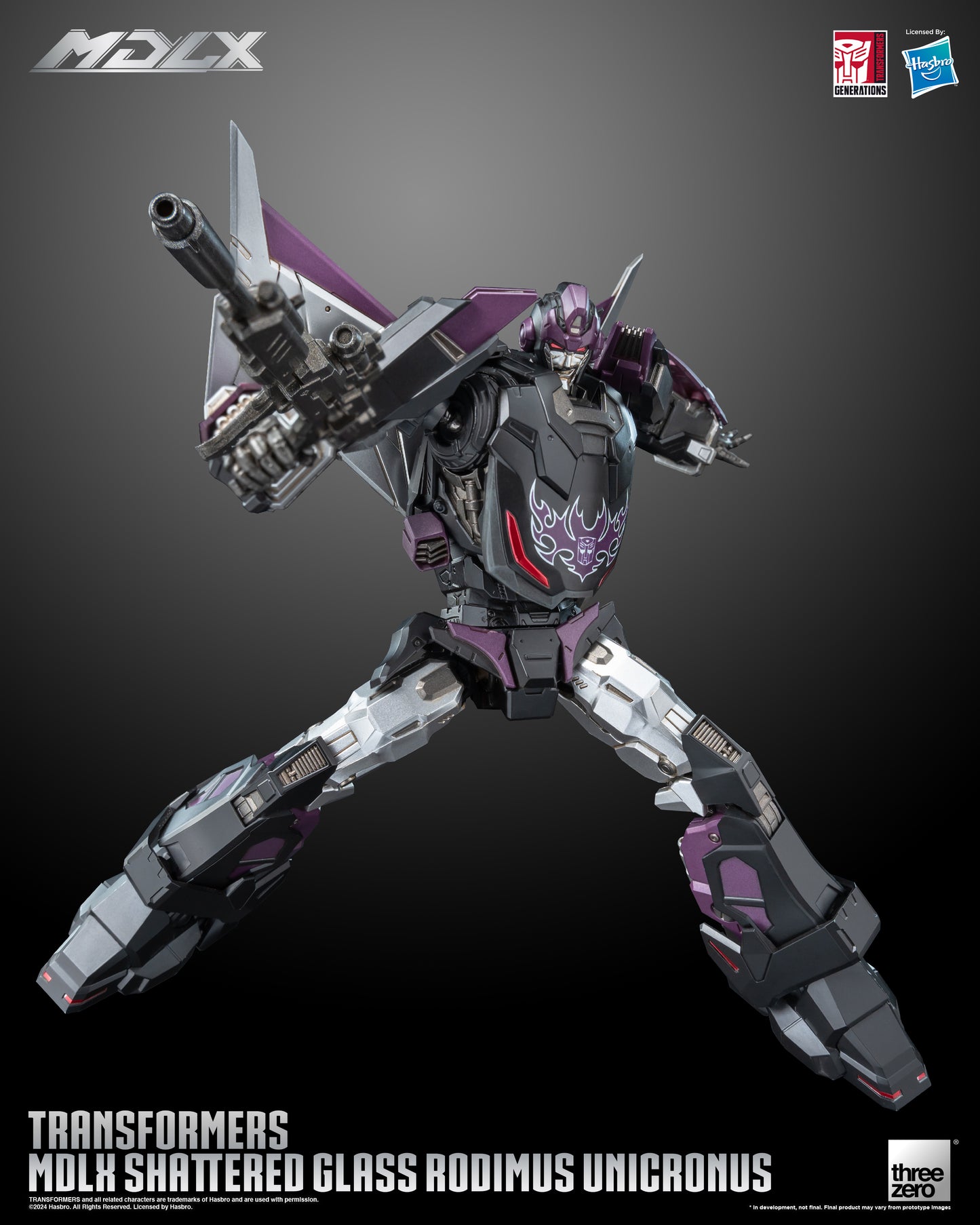 [Pre-order]Threezero - 3Z0717 - Transformers MDLX Shattered Glass Rodimus Unicronus