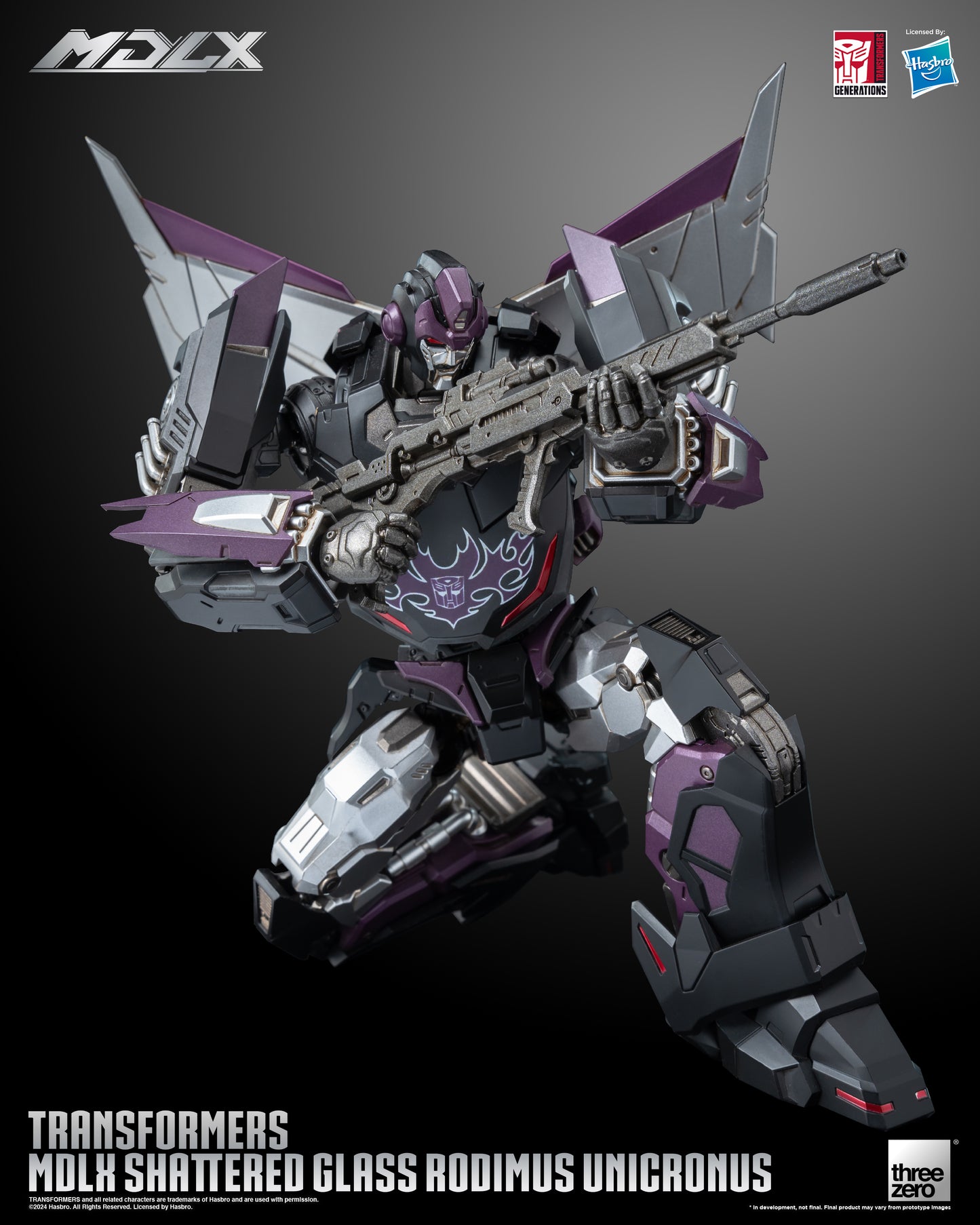 [Pre-order]Threezero - 3Z0717 - Transformers MDLX Shattered Glass Rodimus Unicronus