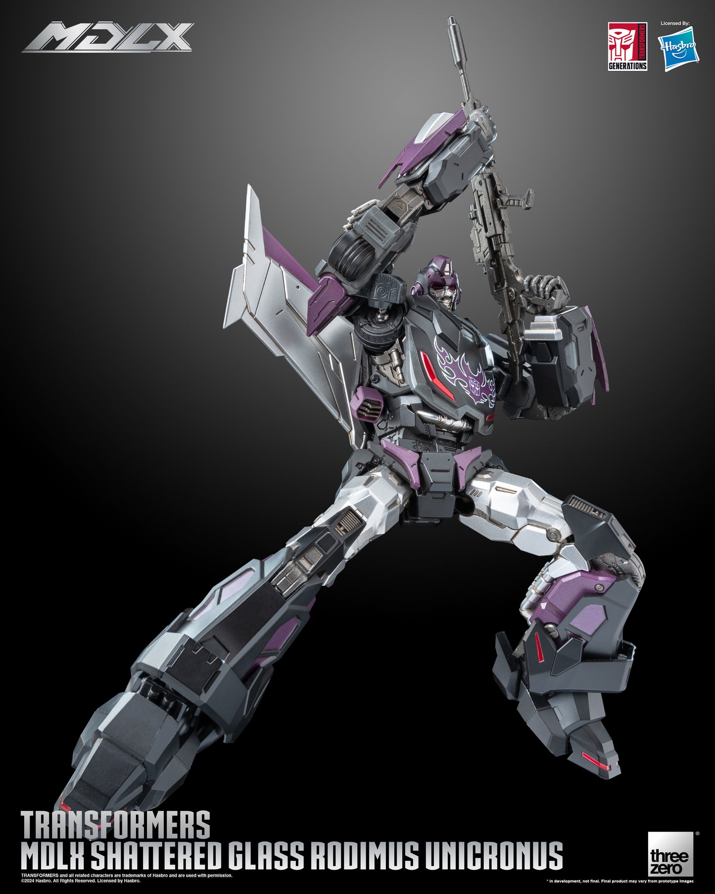 [Pre-order]Threezero - 3Z0717 - Transformers MDLX Shattered Glass Rodimus Unicronus