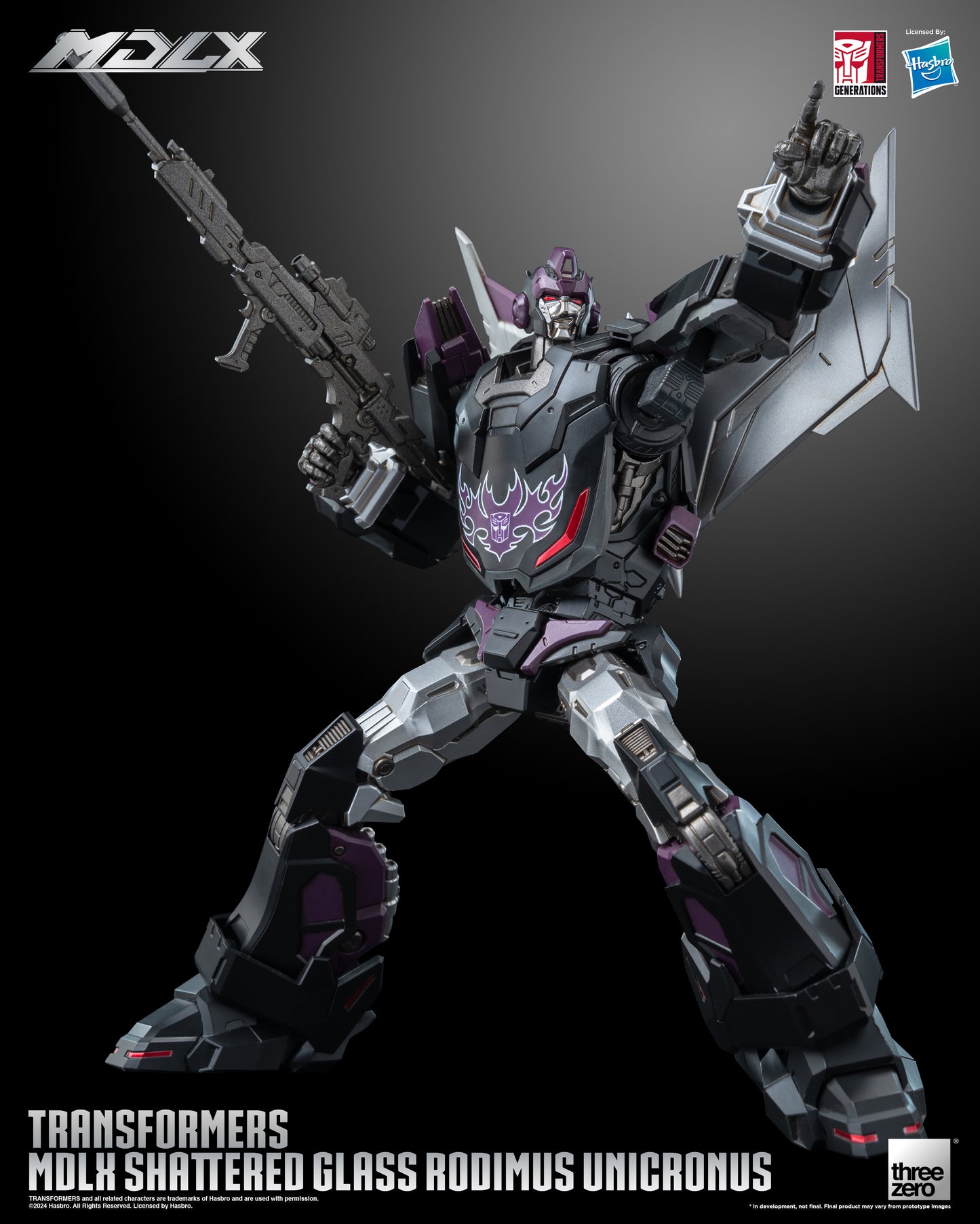 [Pre-order]Threezero - 3Z0717 - Transformers MDLX Shattered Glass Rodimus Unicronus