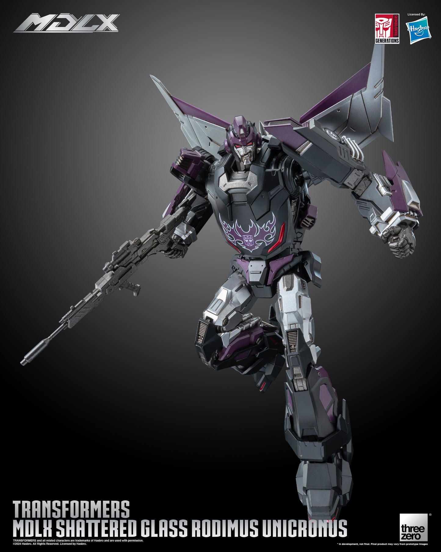[Pre-order]Threezero - 3Z0717 - Transformers MDLX Shattered Glass Rodimus Unicronus
