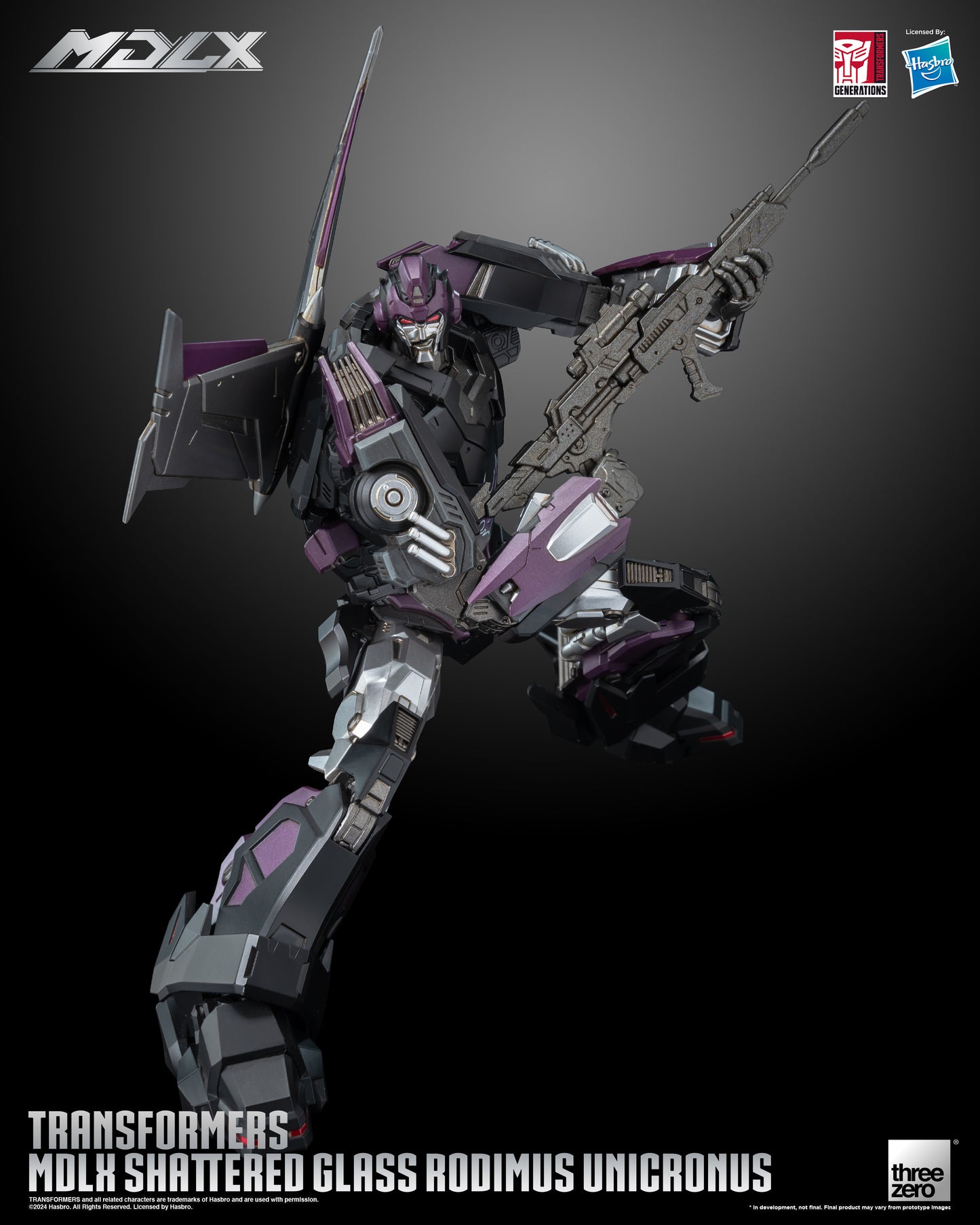 [Pre-order]Threezero - 3Z0717 - Transformers MDLX Shattered Glass Rodimus Unicronus