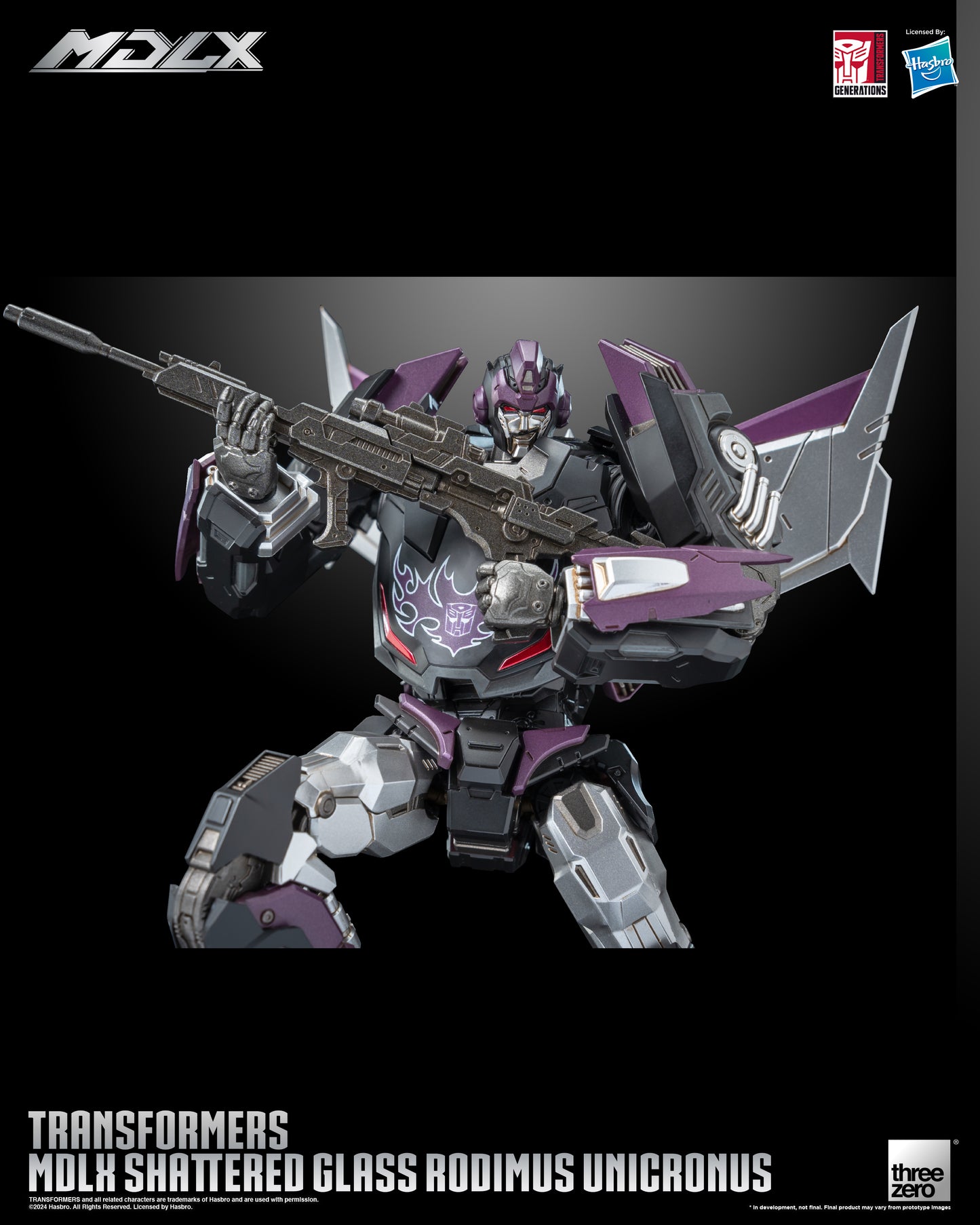 [Pre-order]Threezero - 3Z0717 - Transformers MDLX Shattered Glass Rodimus Unicronus