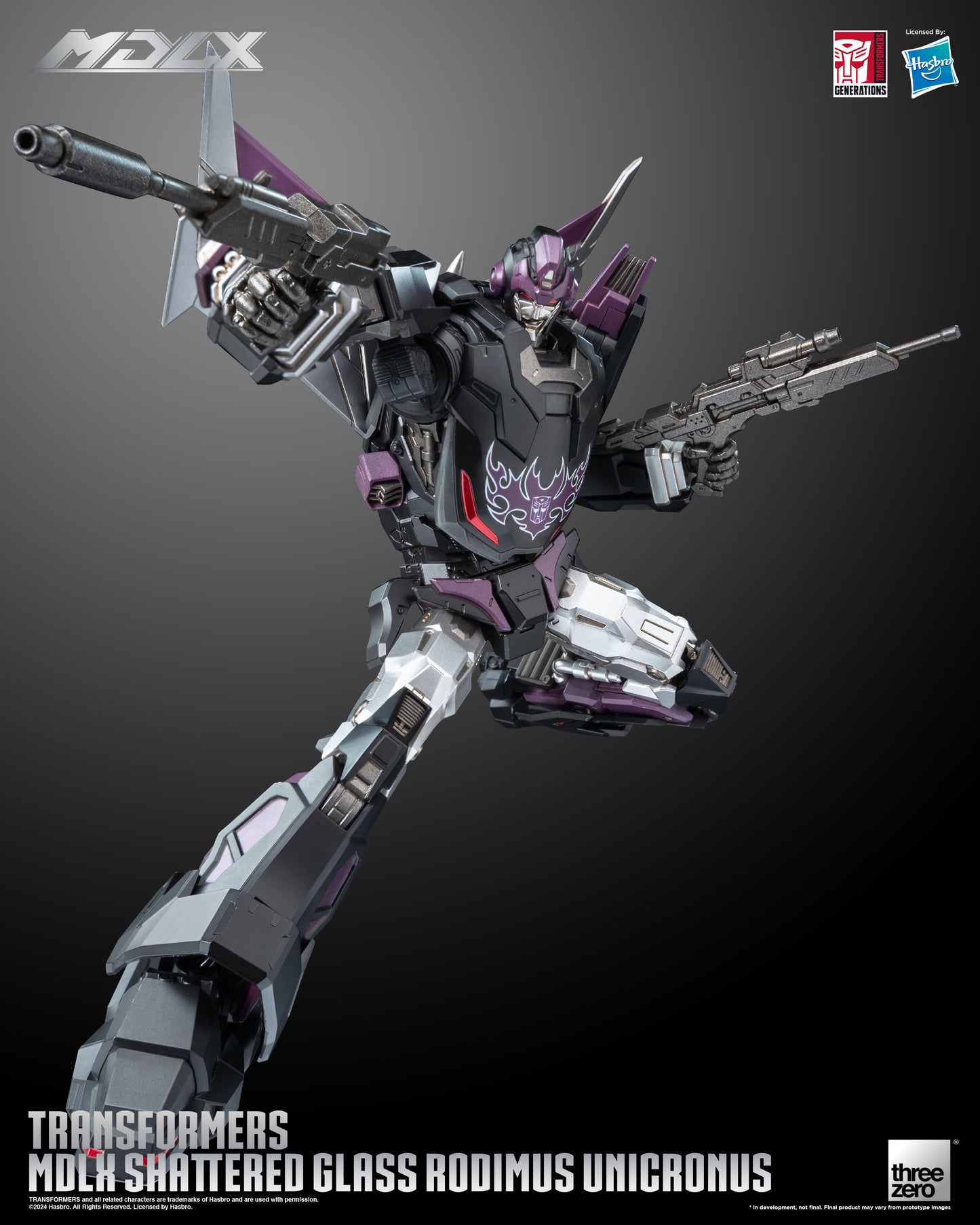 [Pre-order]Threezero - 3Z0717 - Transformers MDLX Shattered Glass Rodimus Unicronus