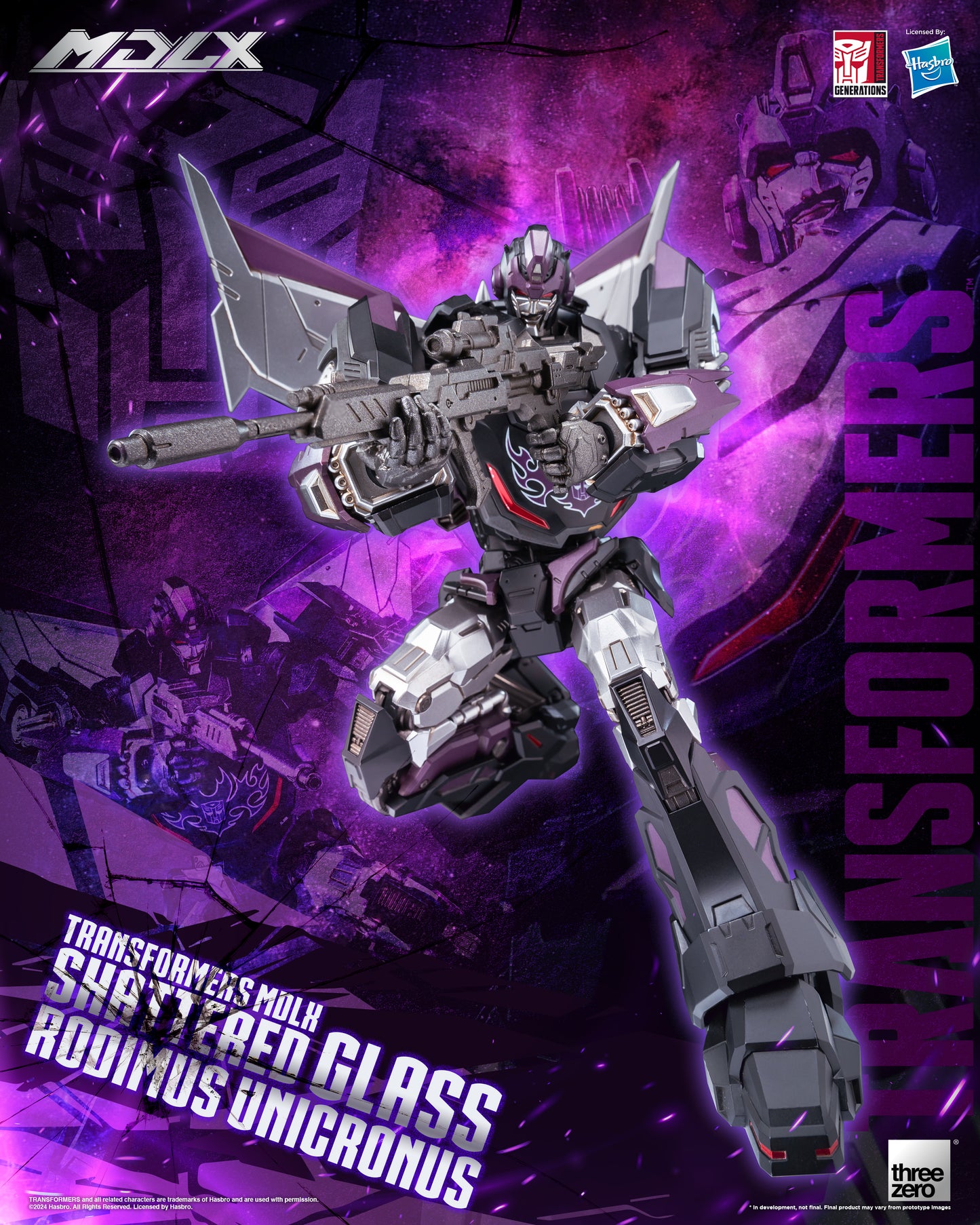 [Pre-order]Threezero - 3Z0717 - Transformers MDLX Shattered Glass Rodimus Unicronus