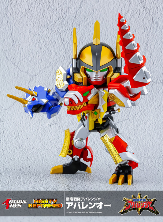 [Pre-order]Action Toys - MIGHTY DEFORMED - Bakuryuu Sentai Abaranger - Bakuryuu Sentai ABARANGER AbarenOh