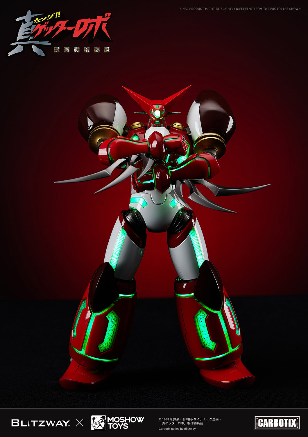 [Pre-order]Blitzway x MOSHOWTOYS - CARBOTIX  Shin Getter 1