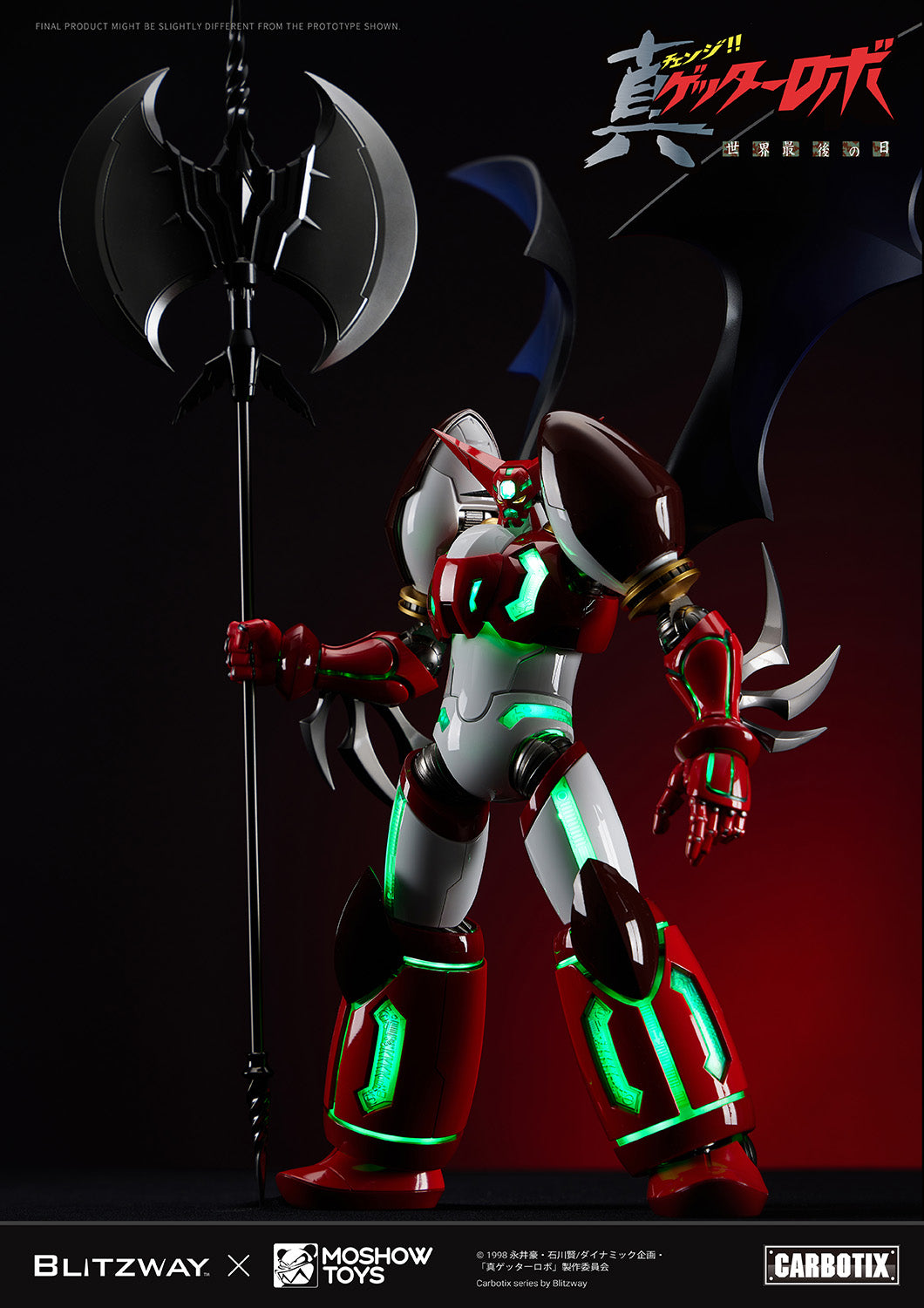 [Pre-order]Blitzway x MOSHOWTOYS - CARBOTIX  Shin Getter 1