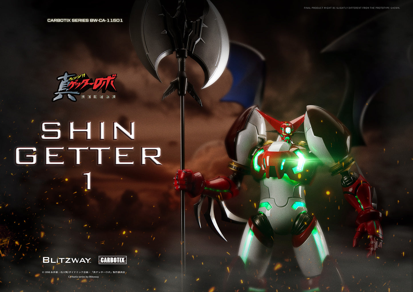 [Pre-order]Blitzway x MOSHOWTOYS - CARBOTIX  Shin Getter 1