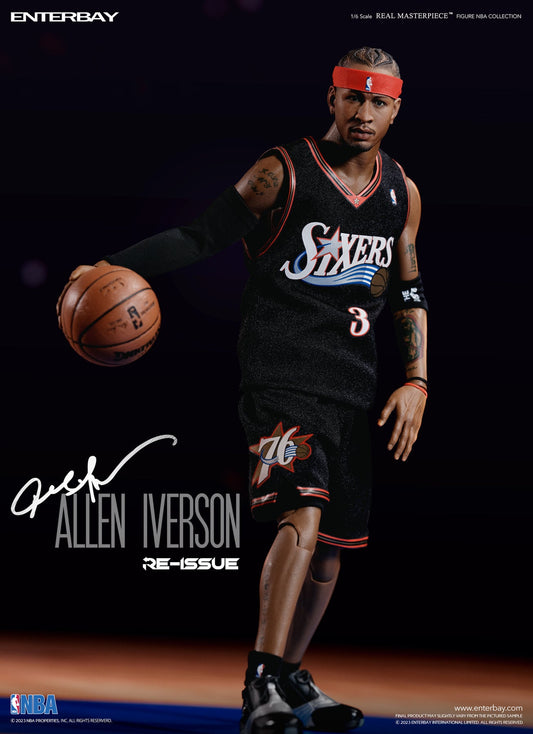 [Pre-order]ENTERBAY - 1/6 REAL MASTERPIECE NBA COLLECTION- ALLEN IVERSON ACTION FIGURE (LIMITED RETRO EDITION)