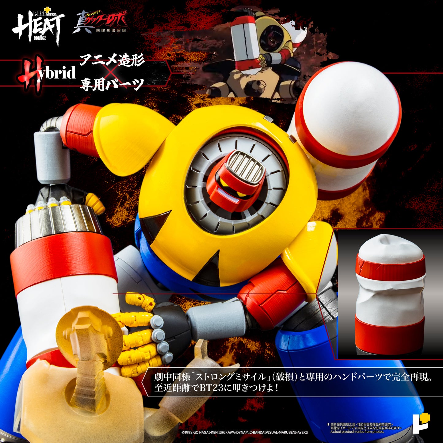 [Pre-order]Pose+ - METAL HEAT series GETTER POSEIDON (GETTER ROBO ARMAGEDDON ver.)