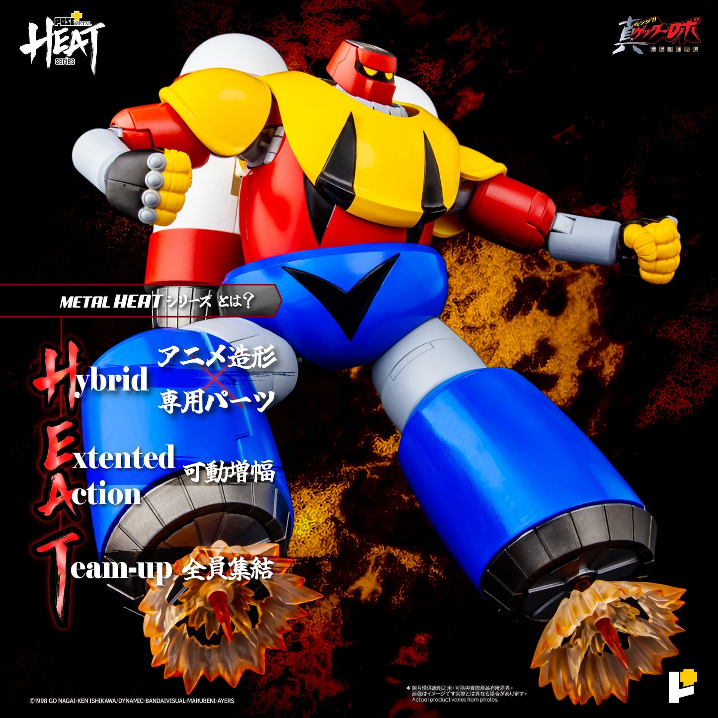 [Pre-order]Pose+ - METAL HEAT series GETTER POSEIDON (GETTER ROBO ARMAGEDDON ver.)