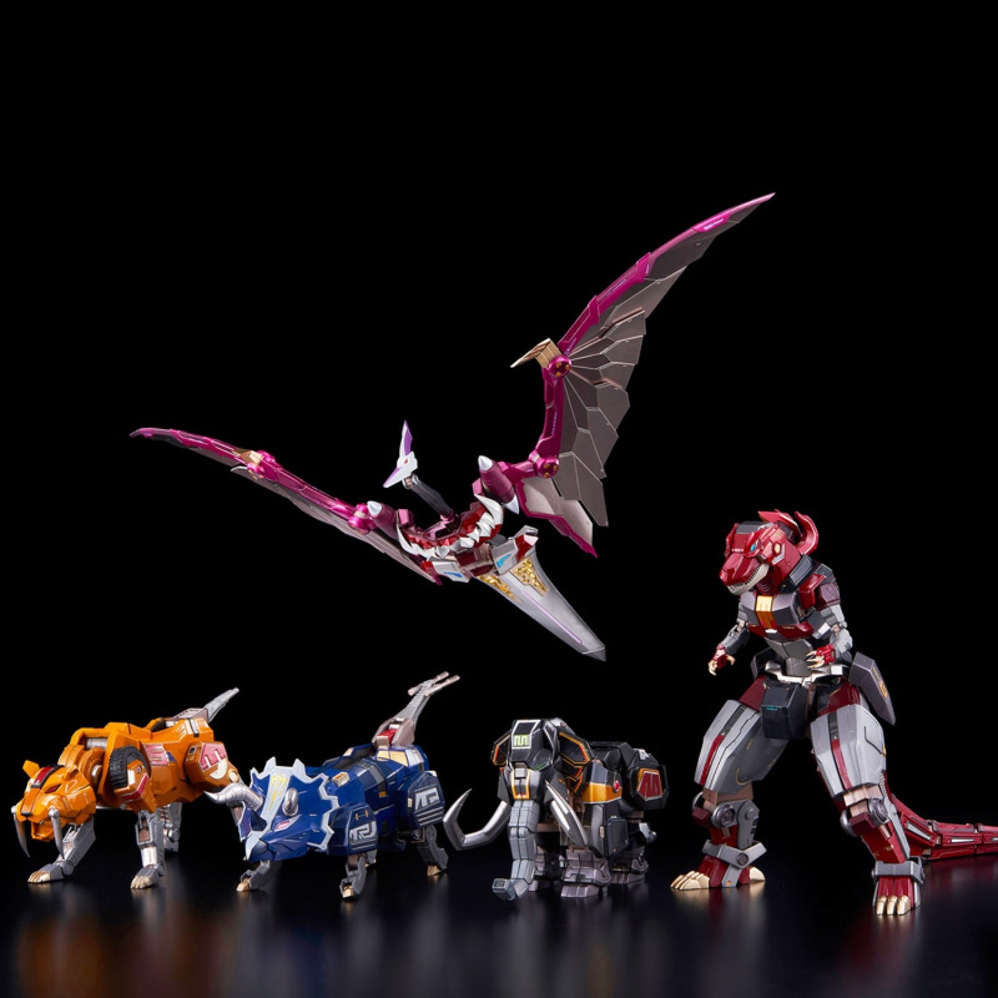 [Pre-order]Sentinel Toys - Flame Toys [GO! KARA KURI Combine] Dino Megazord (Reissue)
