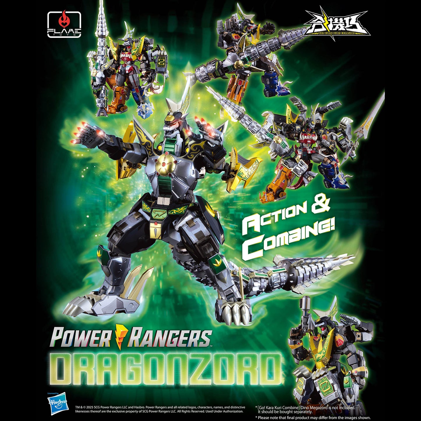 [Pre-order]Sentinel Toys - Flame Toys [GO! KARA KURI Combine] Dragonzord