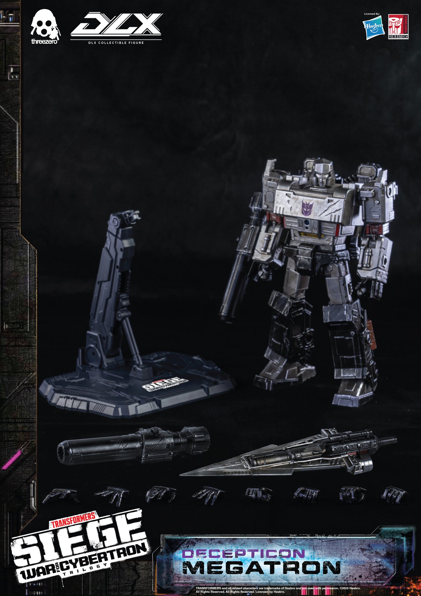 [Pre-order]Threezero -  3Z0203 - Transformers: War for Cybertron Trilogy - DLX Megatron