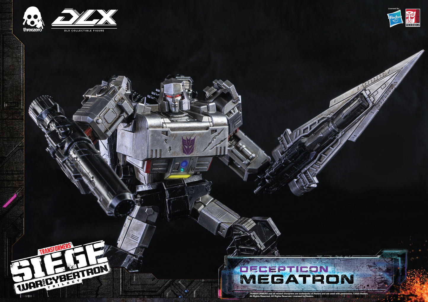 [Pre-order]Threezero -  3Z0203 - Transformers: War for Cybertron Trilogy - DLX Megatron