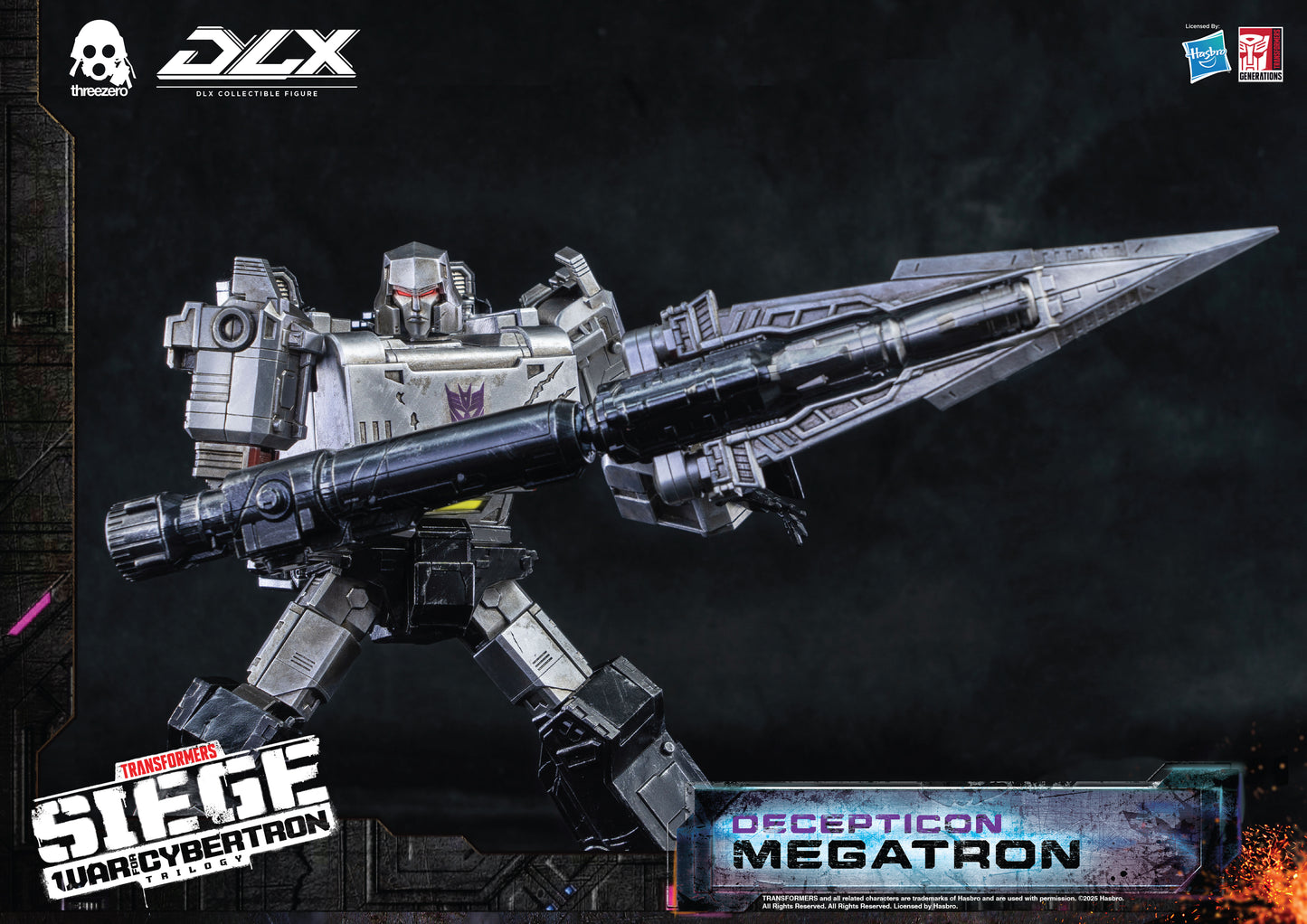 [Pre-order]Threezero -  3Z0203 - Transformers: War for Cybertron Trilogy - DLX Megatron