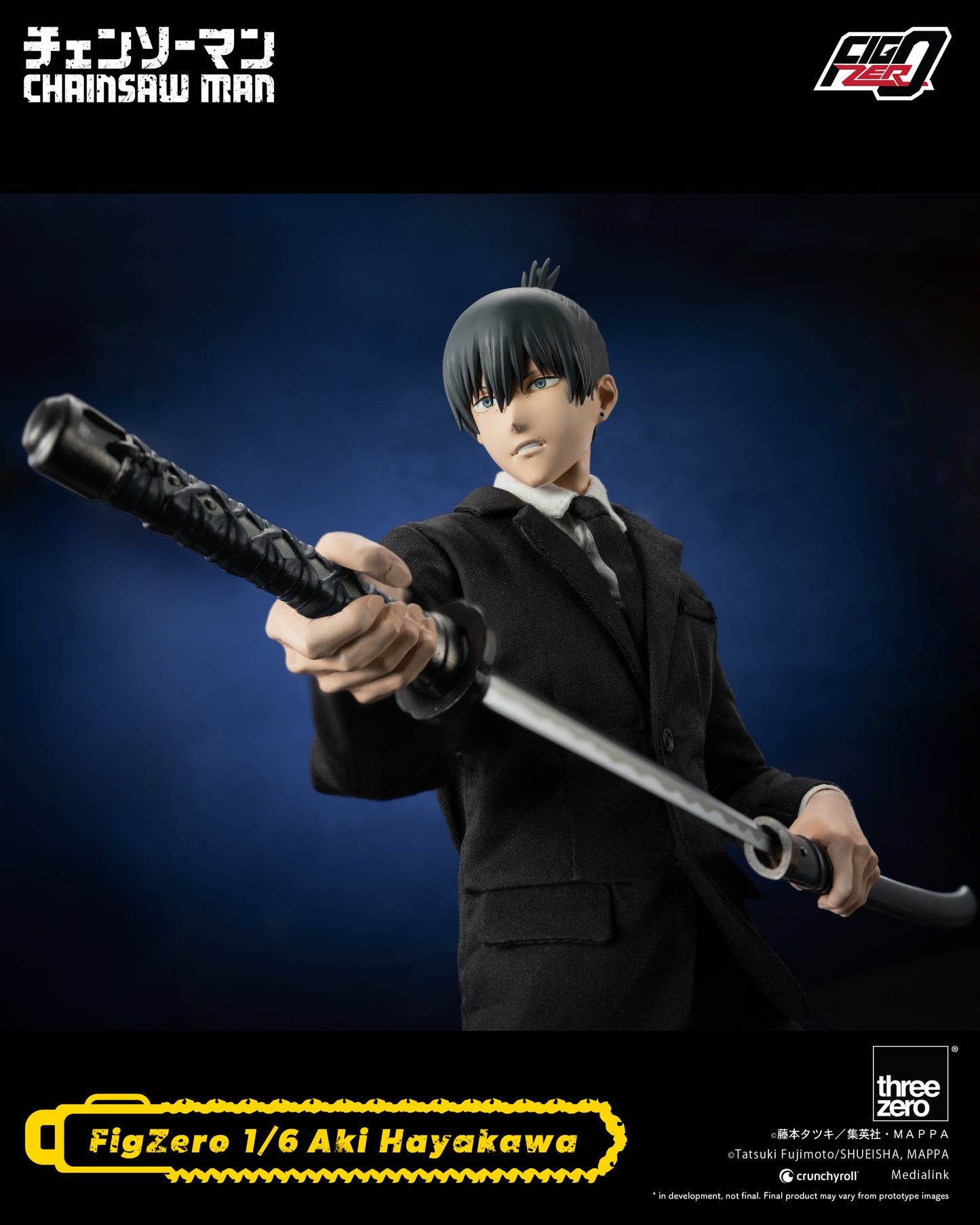 [Pre-order]Threezero - 3Z0467 - CHAINSAW MAN - FigZero 1/6 Aki Hayakawa