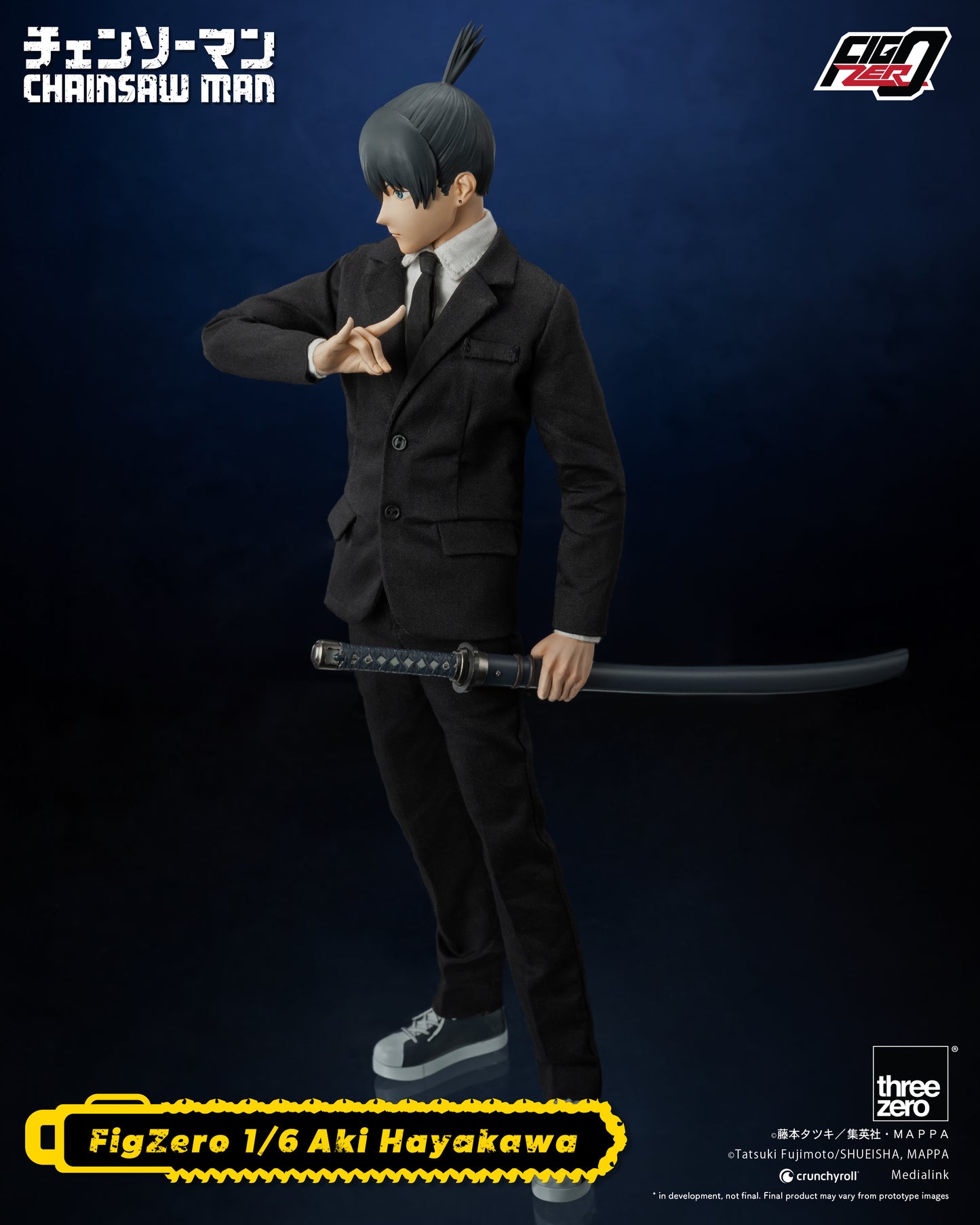 [Pre-order]Threezero - 3Z0467 - CHAINSAW MAN - FigZero 1/6 Aki Hayakawa