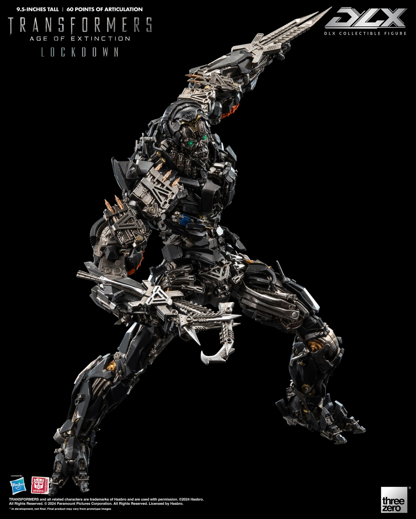 [Pre-order]Threezero -  3Z0471 - Transformers: Age of Extinction - DLX Lockdown