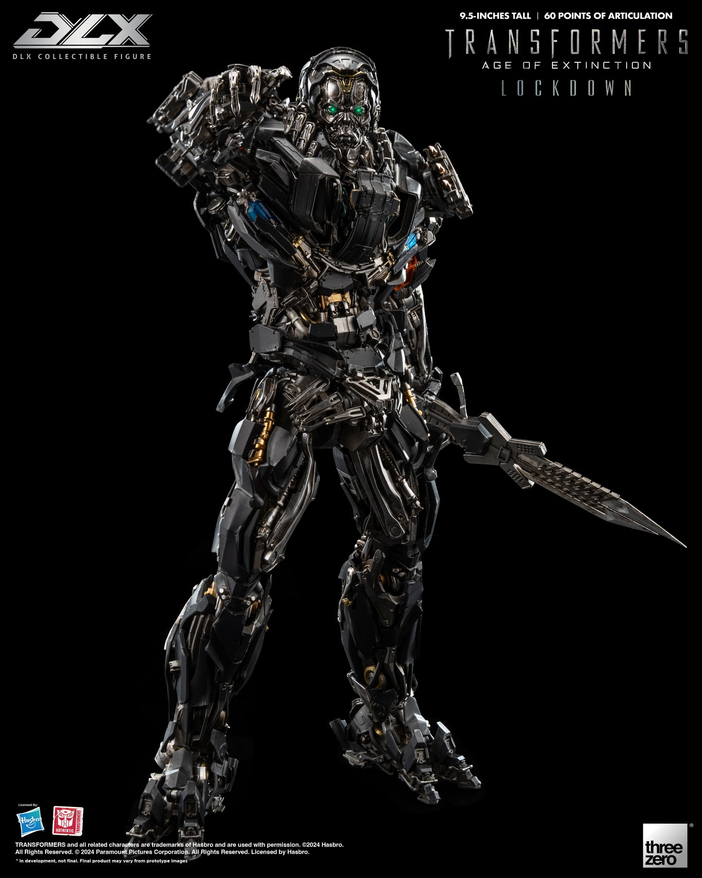 [Pre-order]Threezero -  3Z0471 - Transformers: Age of Extinction - DLX Lockdown