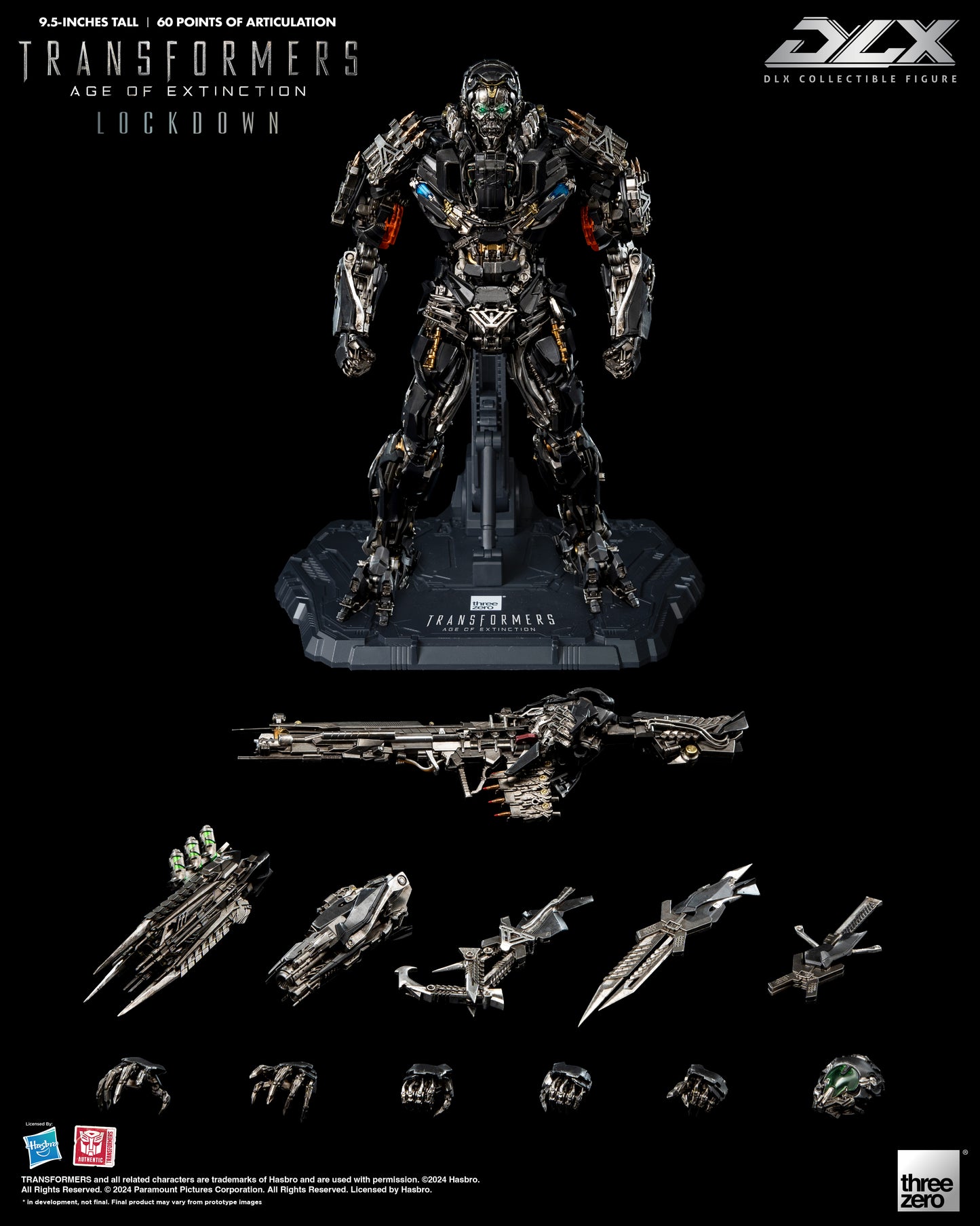 [Pre-order]Threezero -  3Z0471 - Transformers: Age of Extinction - DLX Lockdown