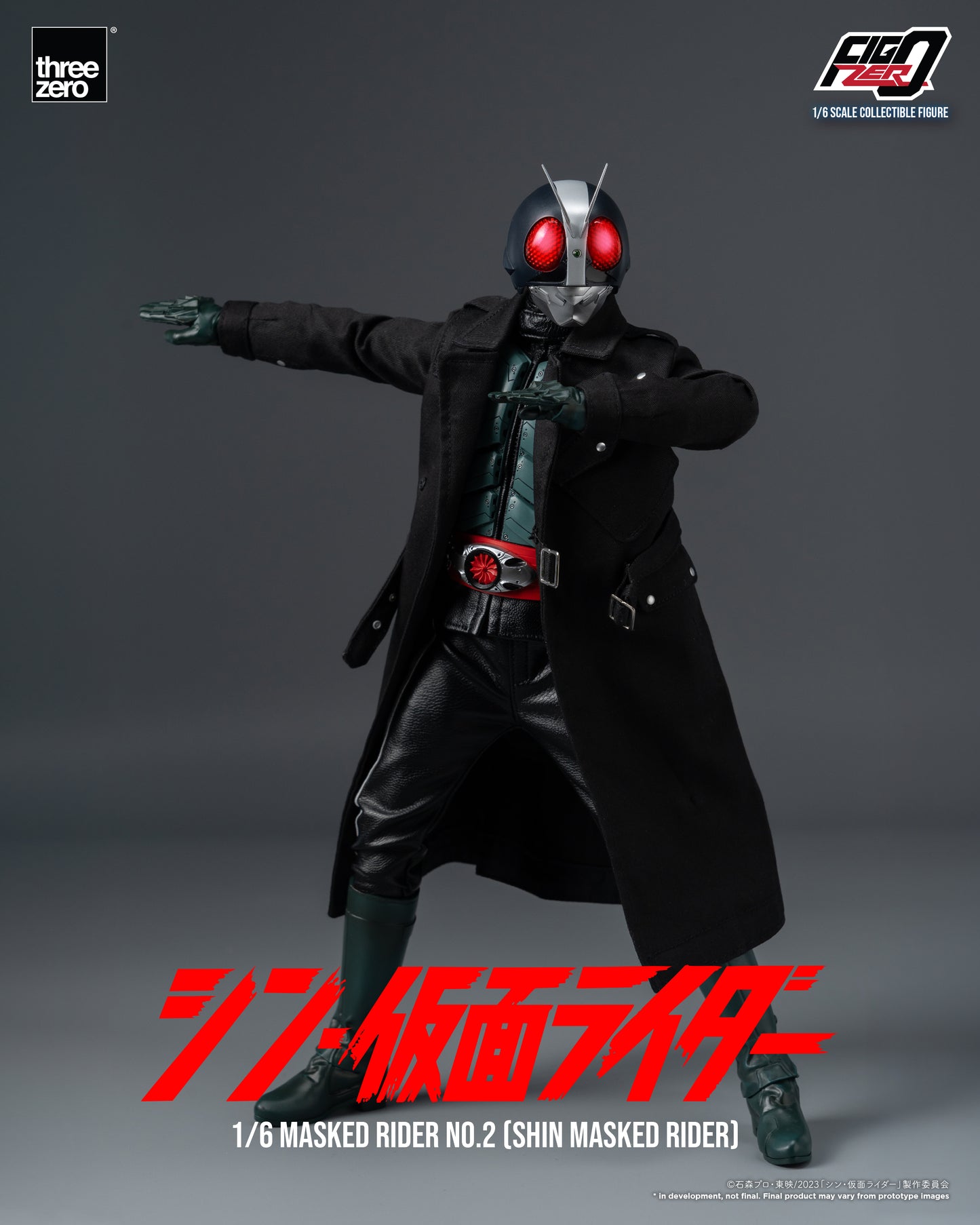 [Pre-order]Threezero - 3Z0488 - Shin Masked Rider - FigZero 1/6 Masked Rider No.2 (Shin Masked Rider)