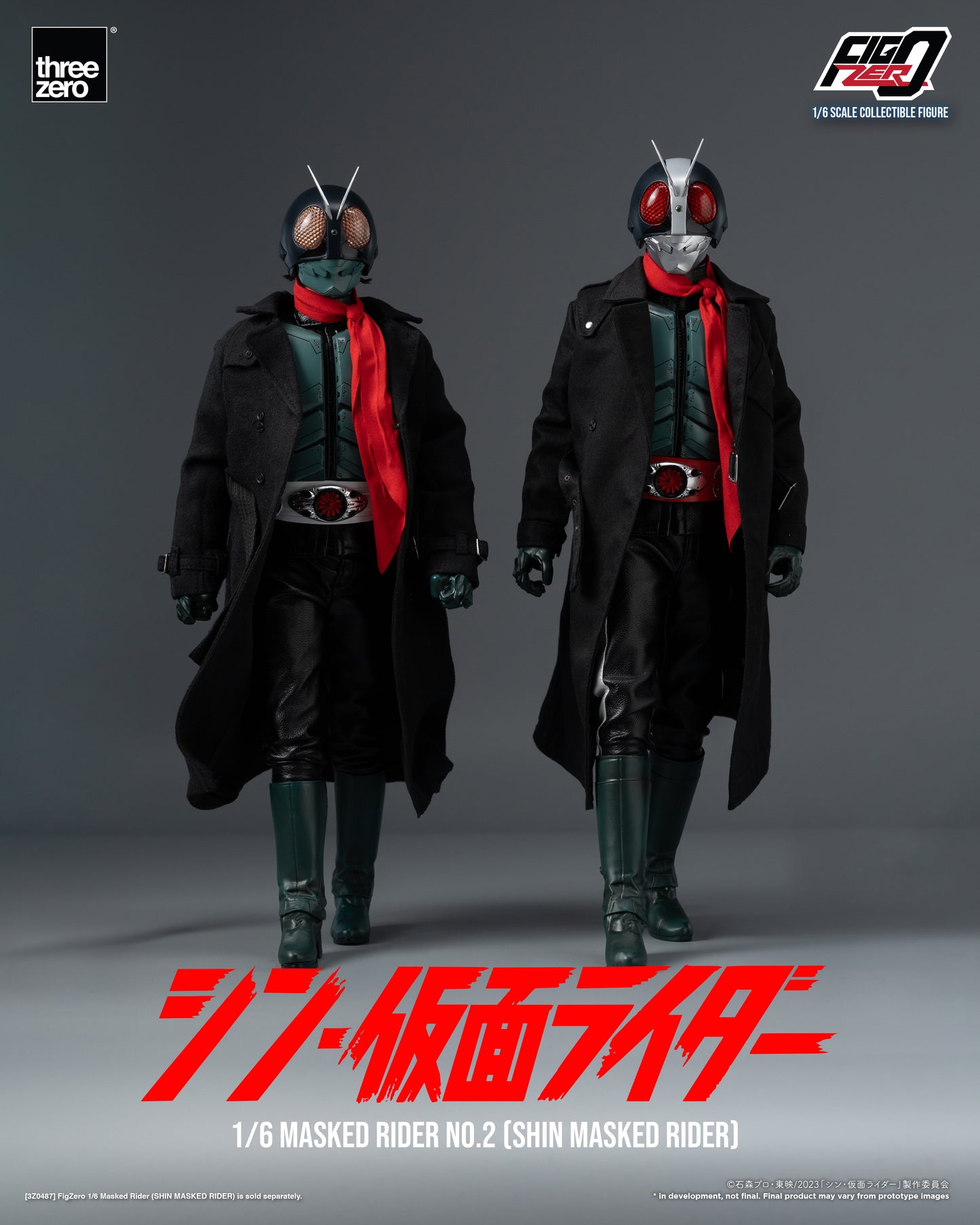 [Pre-order]Threezero - 3Z0488 - Shin Masked Rider - FigZero 1/6 Masked Rider No.2 (Shin Masked Rider)