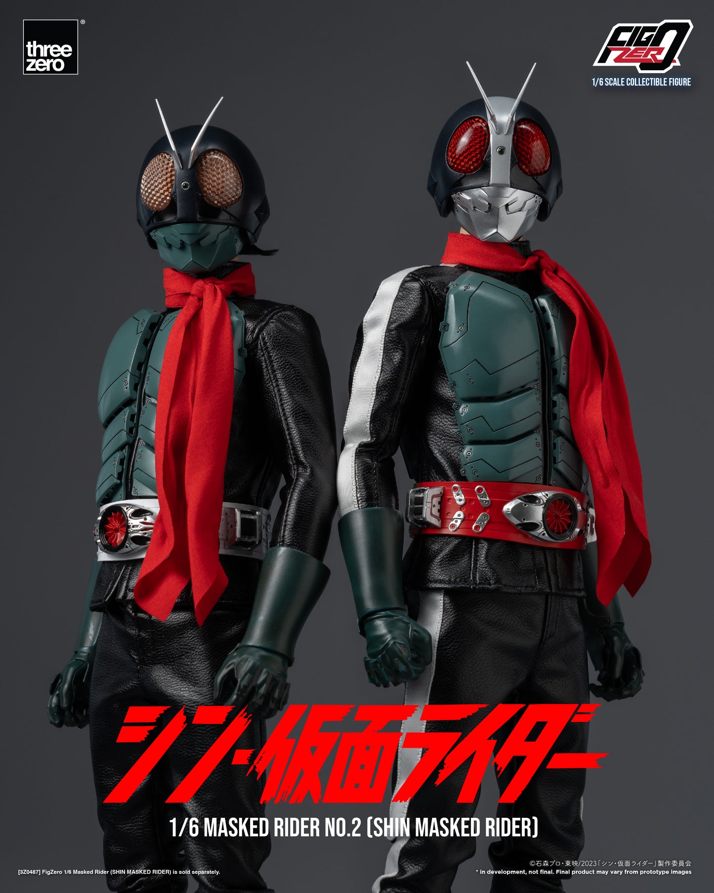 [Pre-order]Threezero - 3Z0488 - Shin Masked Rider - FigZero 1/6 Masked Rider No.2 (Shin Masked Rider)