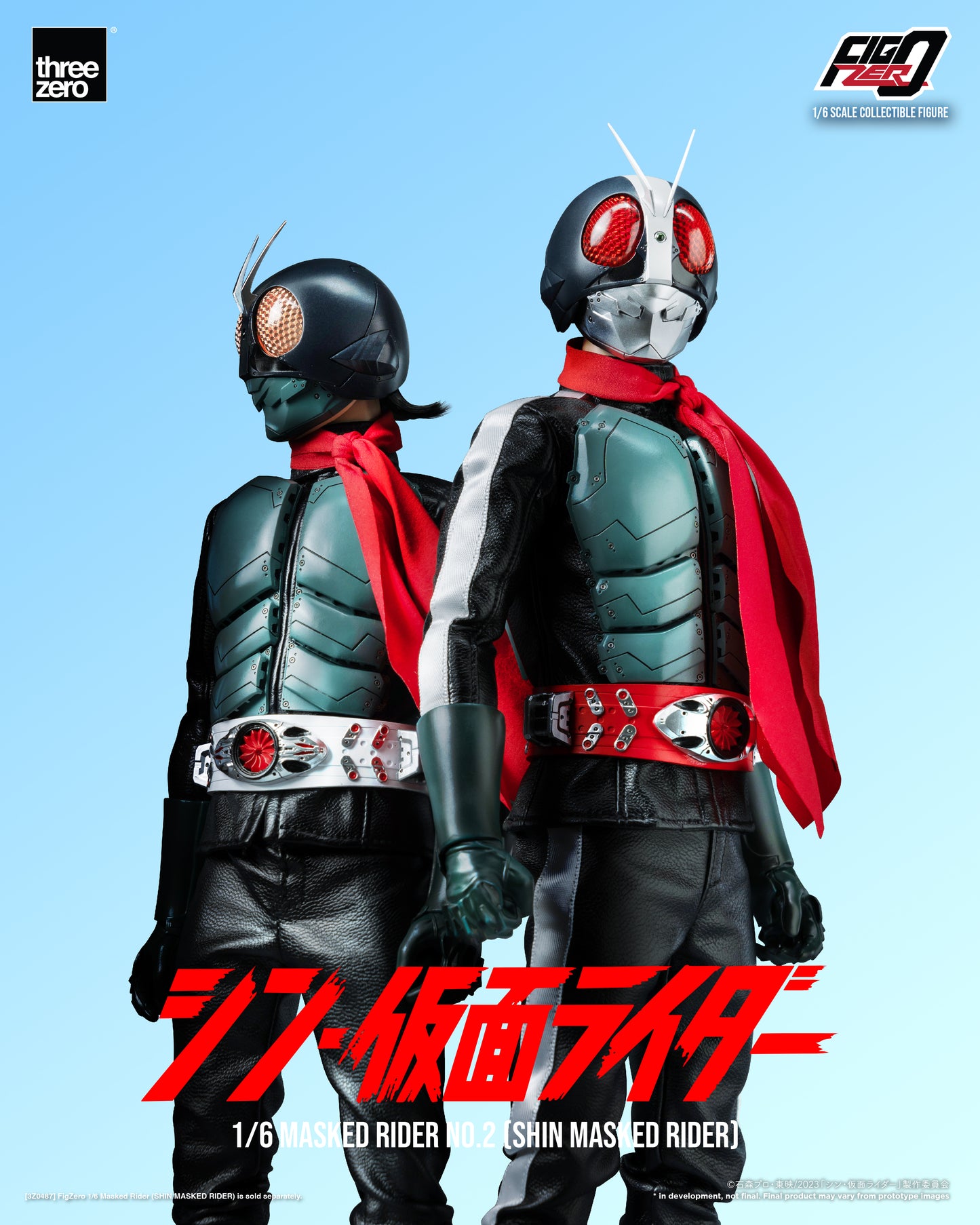 [Pre-order]Threezero - 3Z0488 - Shin Masked Rider - FigZero 1/6 Masked Rider No.2 (Shin Masked Rider)