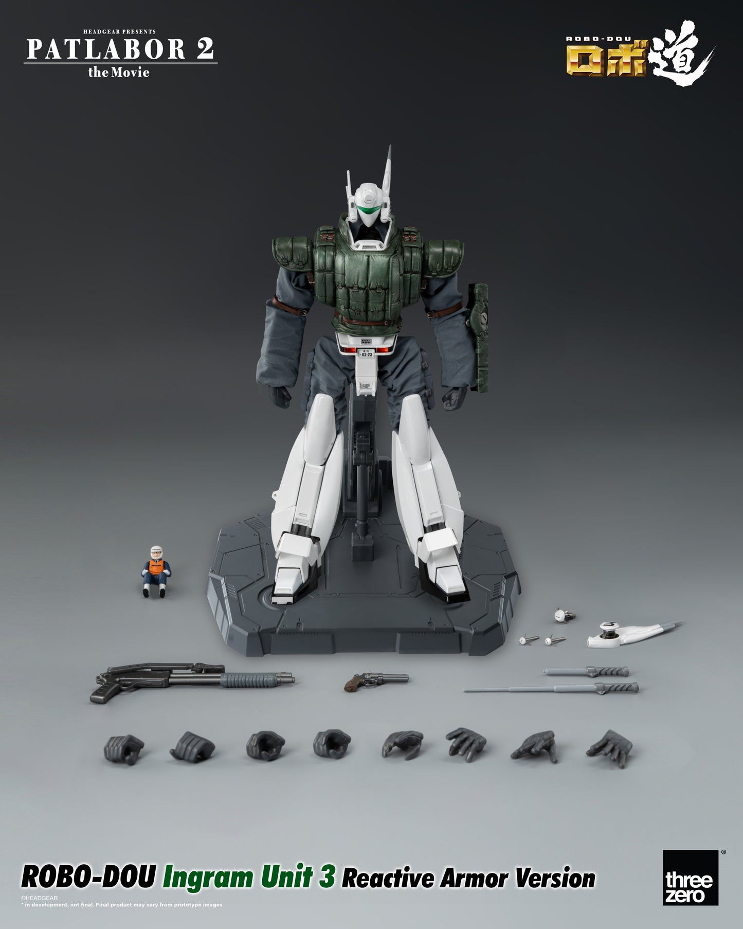 [Pre-order]Threezero - 3Z0506 - Patlabor 2: The Movie - ROBO-DOU Ingram Unit 3 Reactive Armor Version