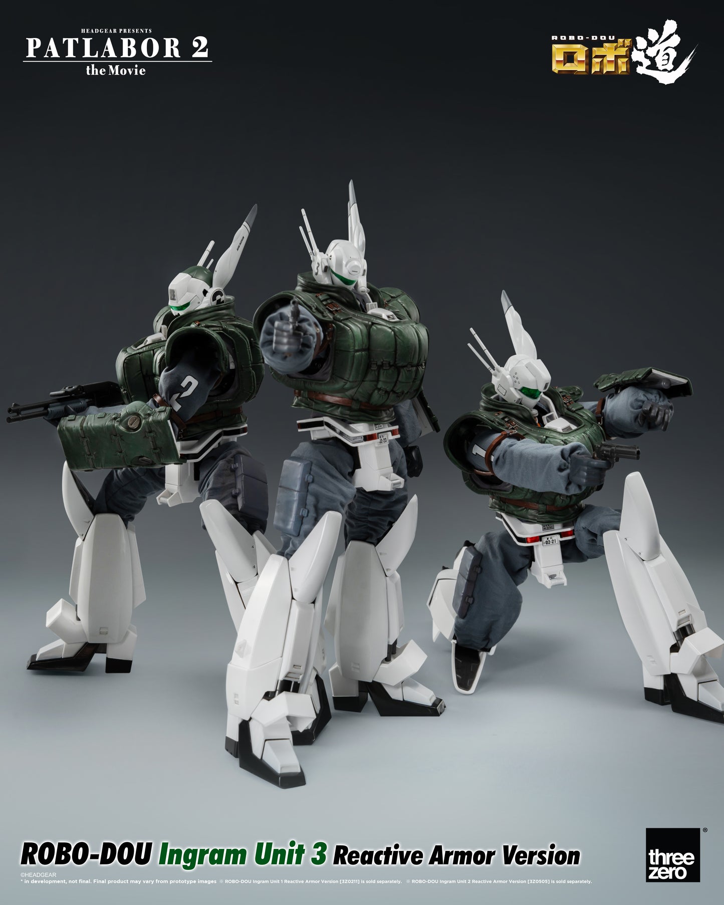 [Pre-order]Threezero - 3Z0506 - Patlabor 2: The Movie - ROBO-DOU Ingram Unit 3 Reactive Armor Version