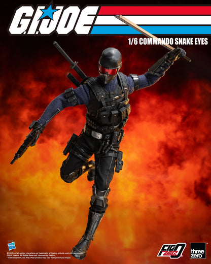 [Pre-order]Threezero - 3Z0550 - G.I. Joe - FigZero Commando Snake Eyes