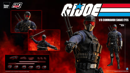 [Pre-order]Threezero - 3Z0550 - G.I. Joe - FigZero Commando Snake Eyes