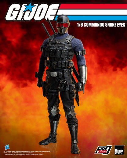 [Pre-order]Threezero - 3Z0550 - G.I. Joe - FigZero Commando Snake Eyes