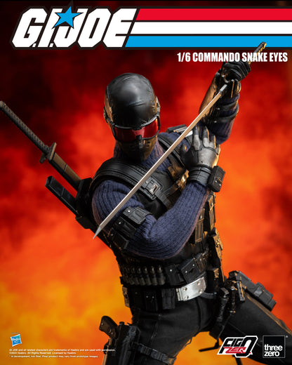 [Pre-order]Threezero - 3Z0550 - G.I. Joe - FigZero Commando Snake Eyes