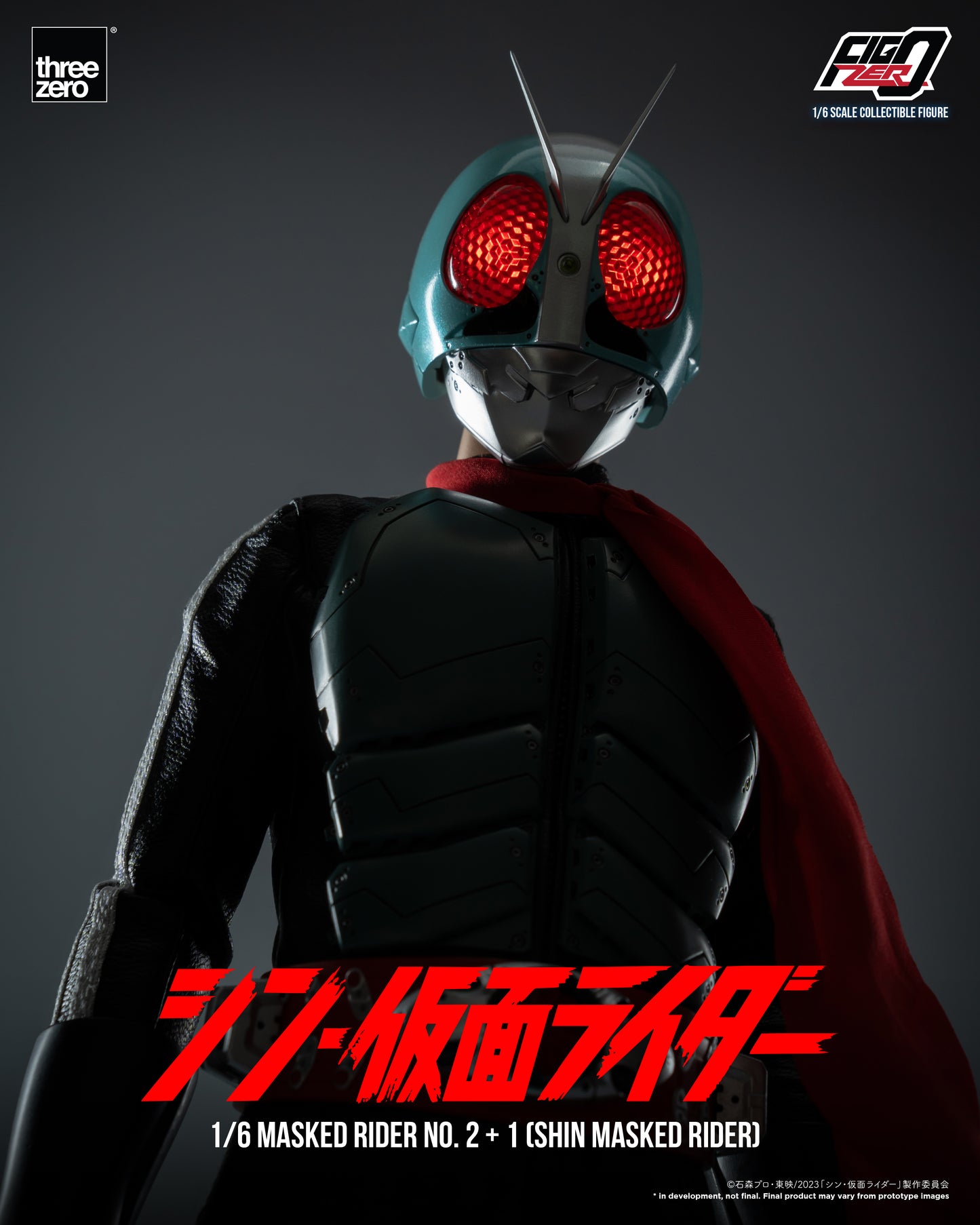 [Pre-order]Threezero - 3Z0678 - SHIN MASKED RIDER - FigZero 1/6 Masked Rider No.2+1