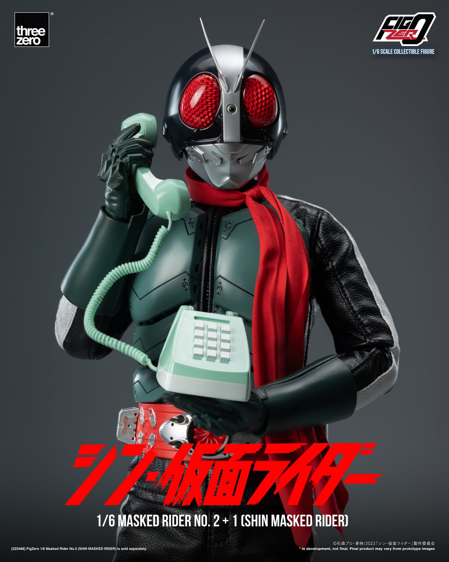 [Pre-order]Threezero - 3Z0678 - SHIN MASKED RIDER - FigZero 1/6 Masked Rider No.2+1