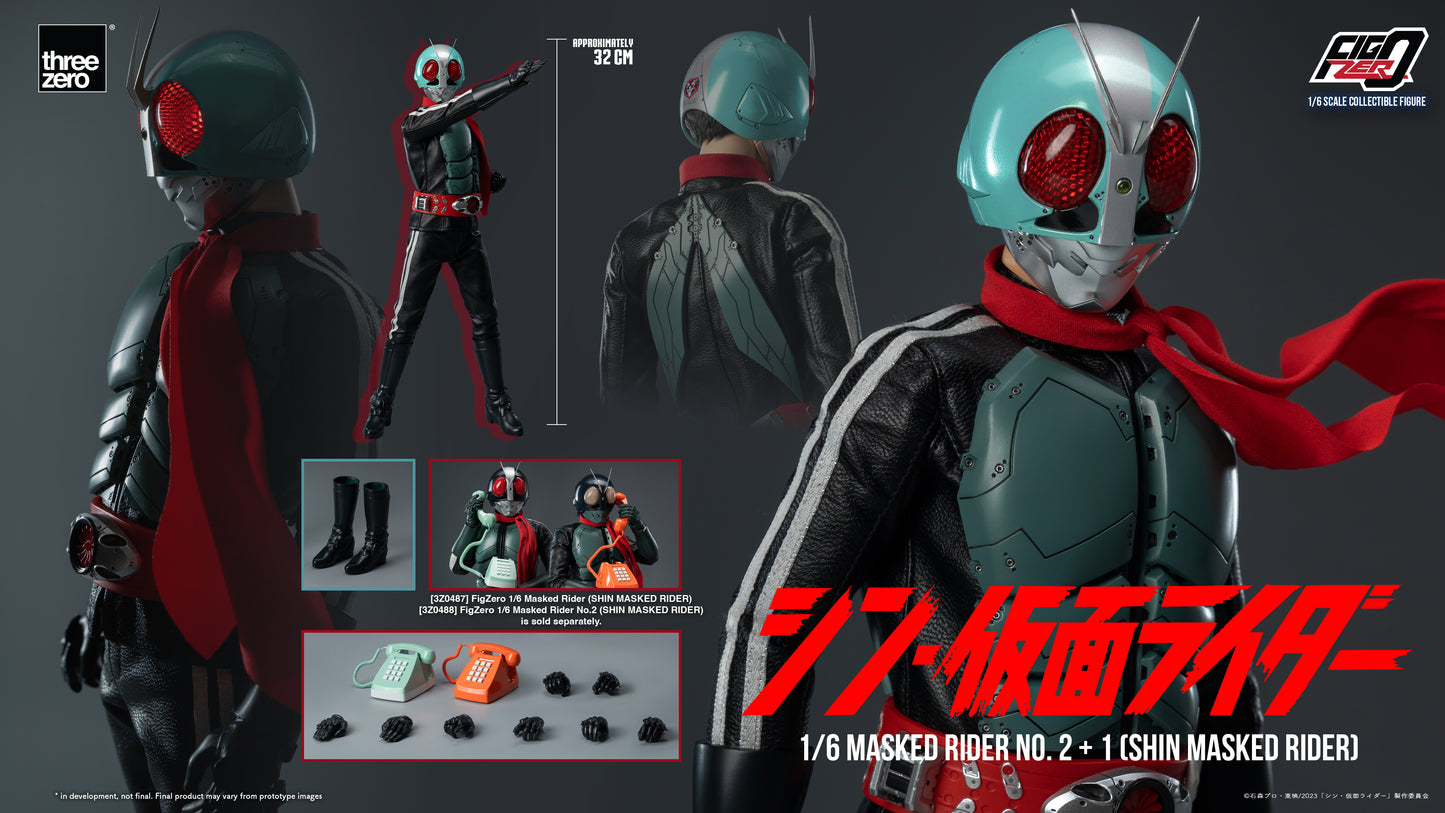[Pre-order]Threezero - 3Z0678 - SHIN MASKED RIDER - FigZero 1/6 Masked Rider No.2+1