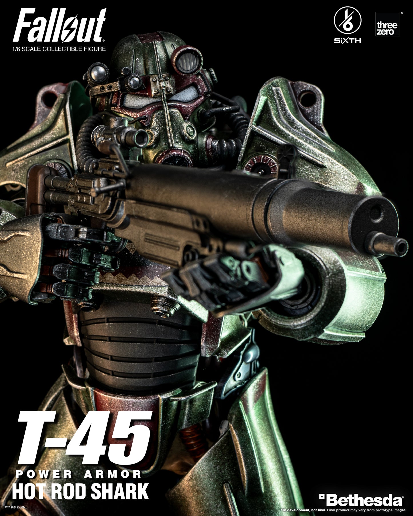 [Pre-order]Threezero - 3Z0774 - Fallout - 1/6 T-45 Hot Rod Shark Power Armor