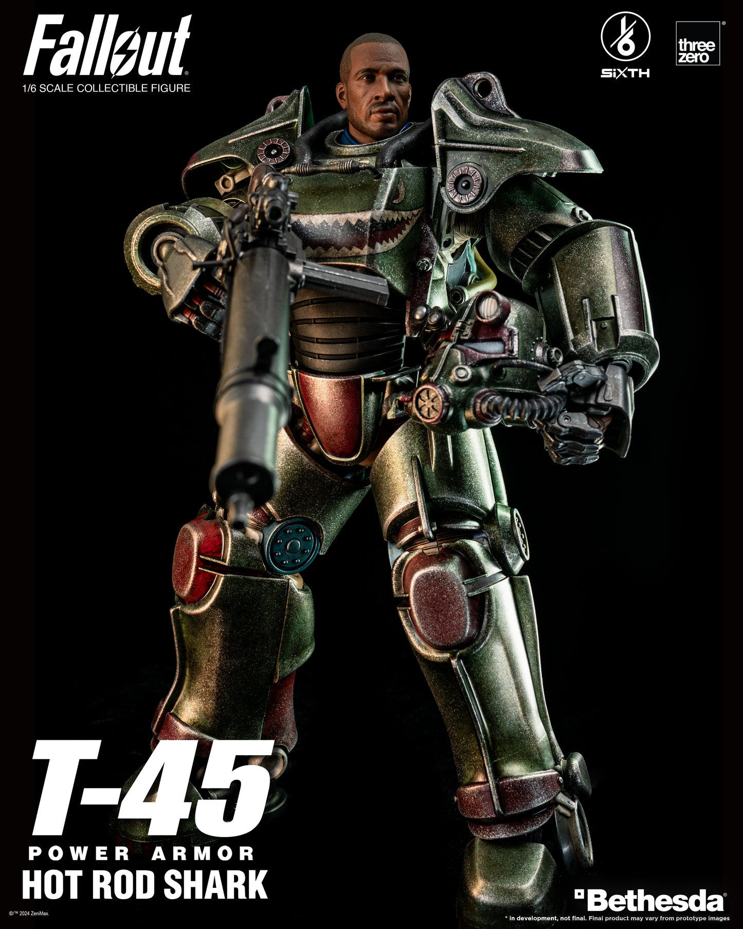 [Pre-order]Threezero - 3Z0774 - Fallout - 1/6 T-45 Hot Rod Shark Power Armor